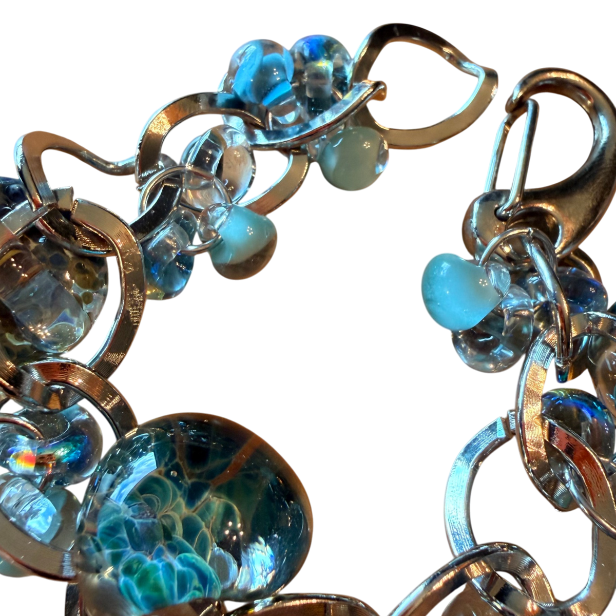 Releases Sunday at 8pm EST  Turning Tides Lampwork Bracelet