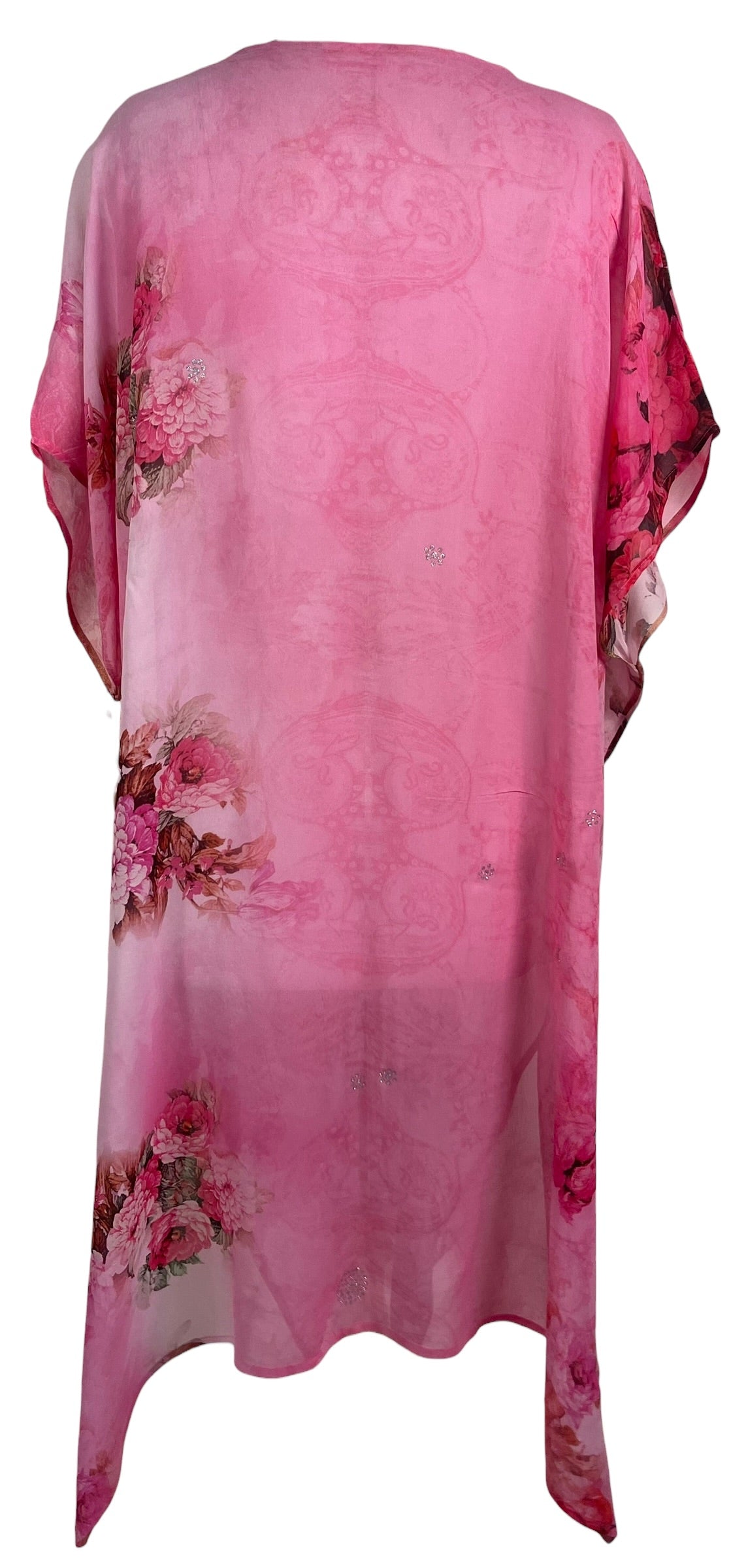 PRG8951 Sheer Avatar Pure Silk Maxi Kaftan