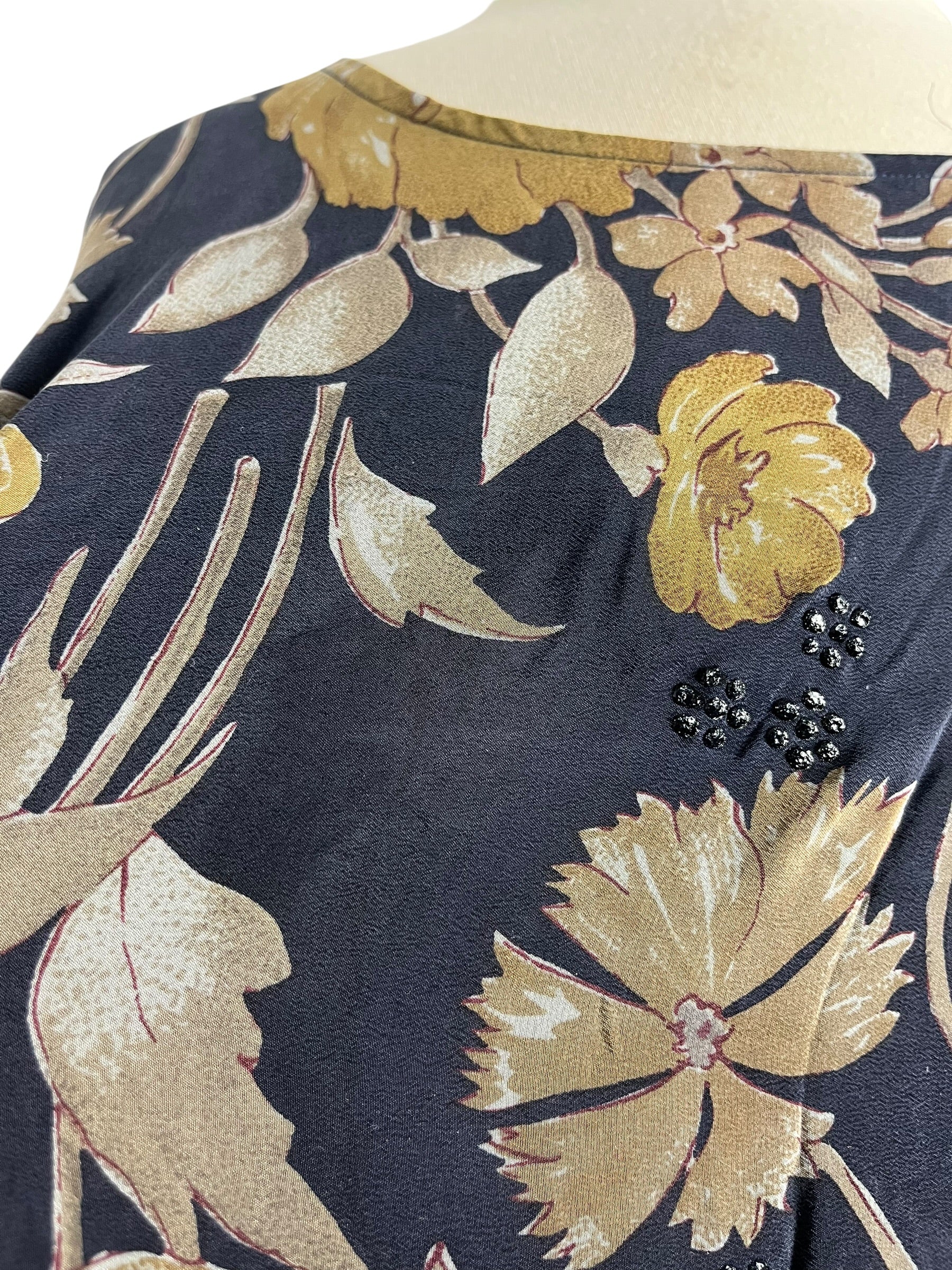 PRC8906 Wabi Sabi Pure Silk Sculptural Long Tunic Dress