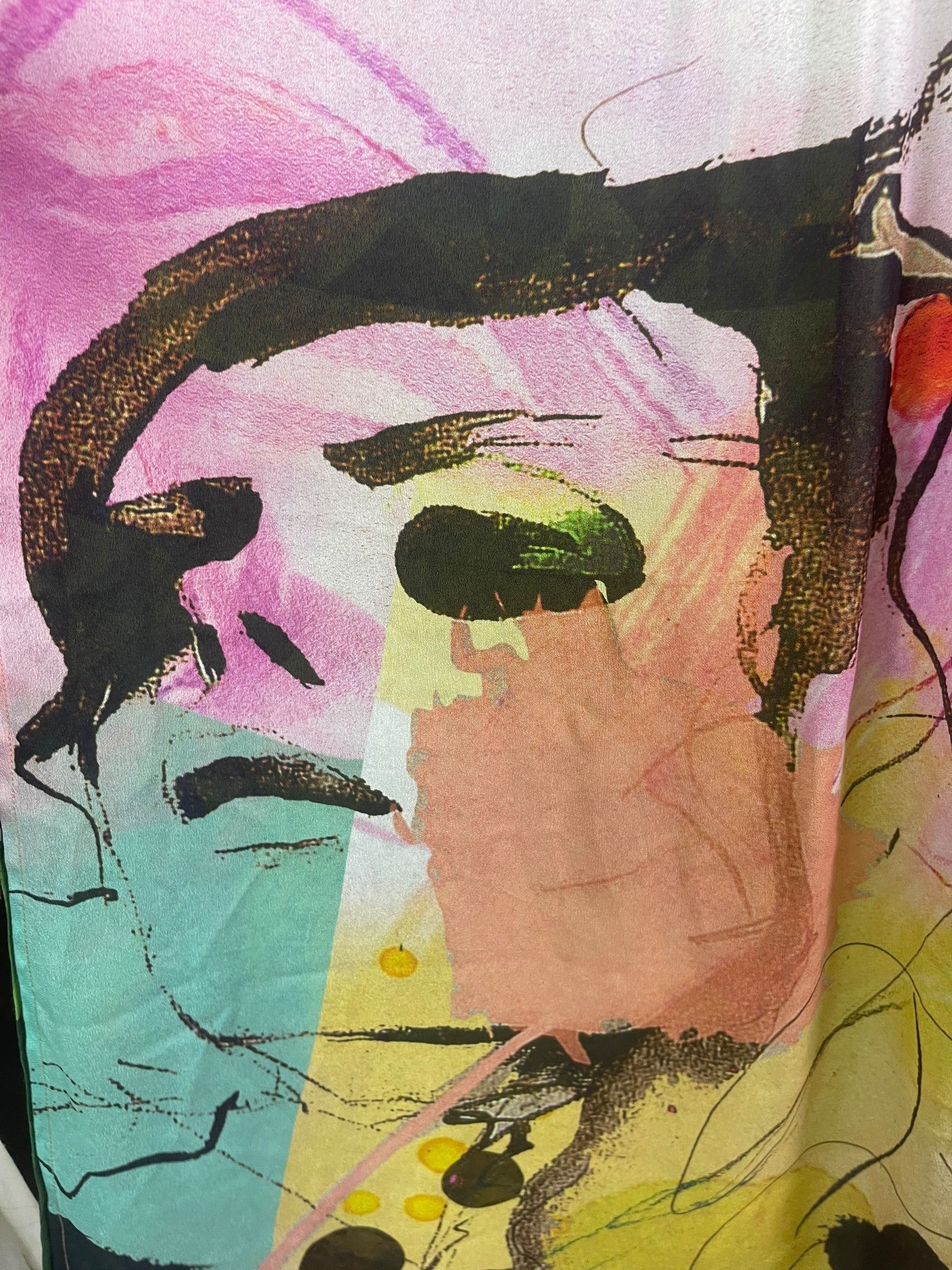 PRG8209 Sheer Avatar Pure Silk Maxi Kaftan