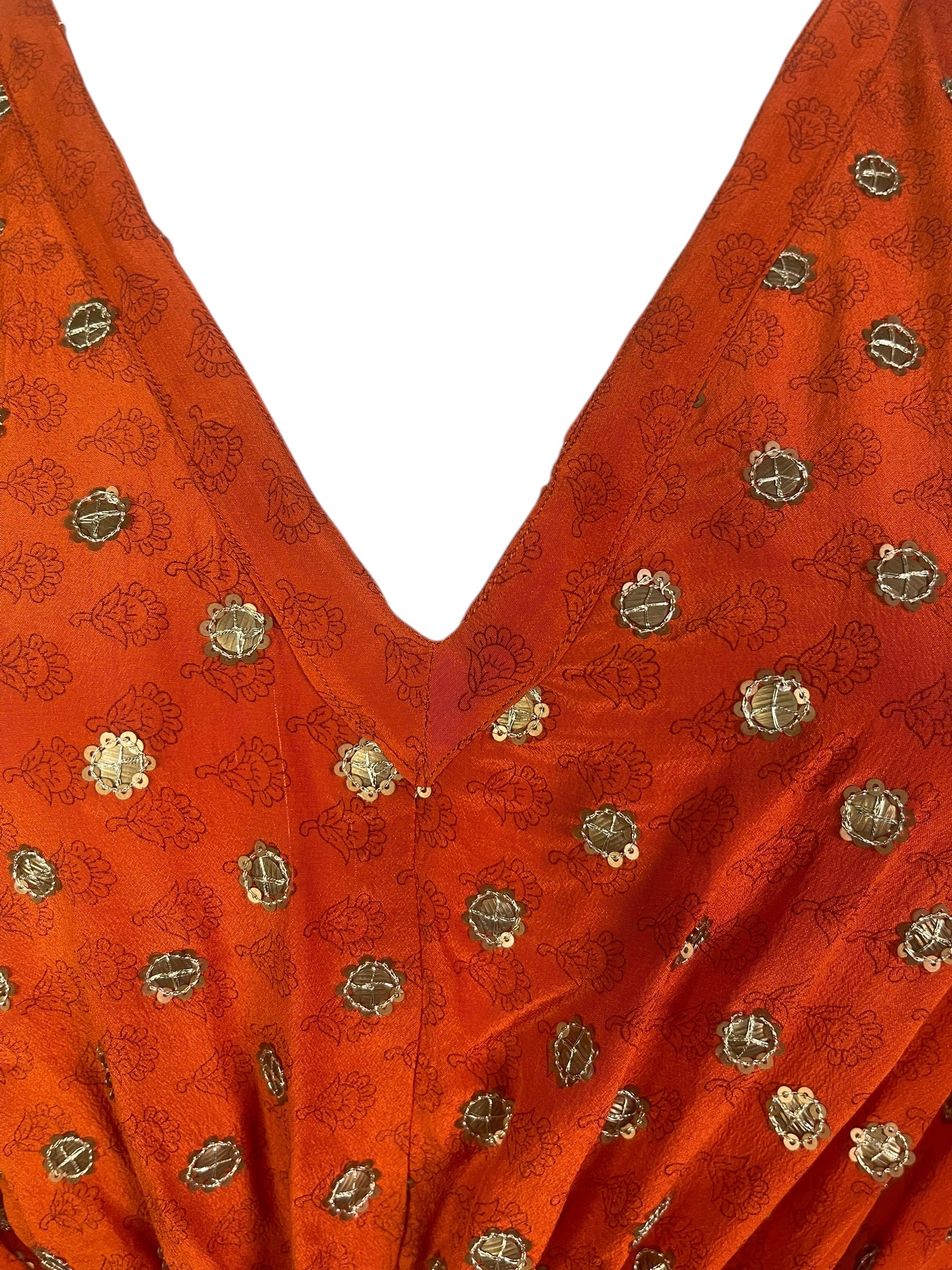 PRC8251 Avatar Pure Silk Maxi Kaftan