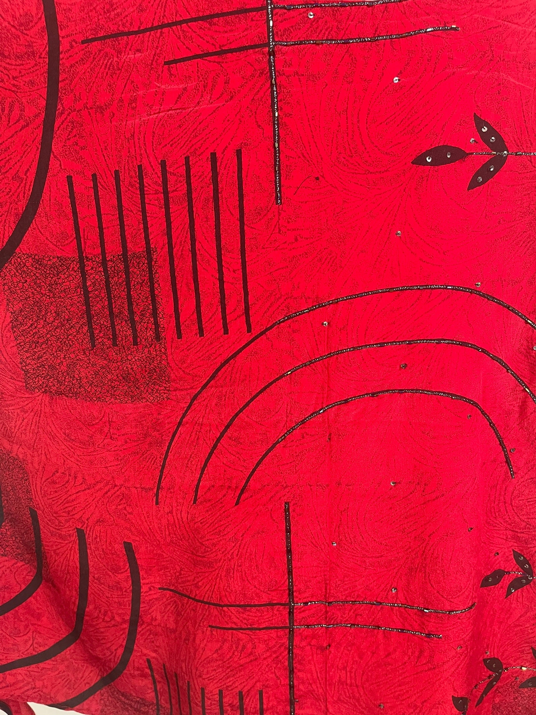 PRC9063 Avatar Pure Silk Long Tunic with Side Ties