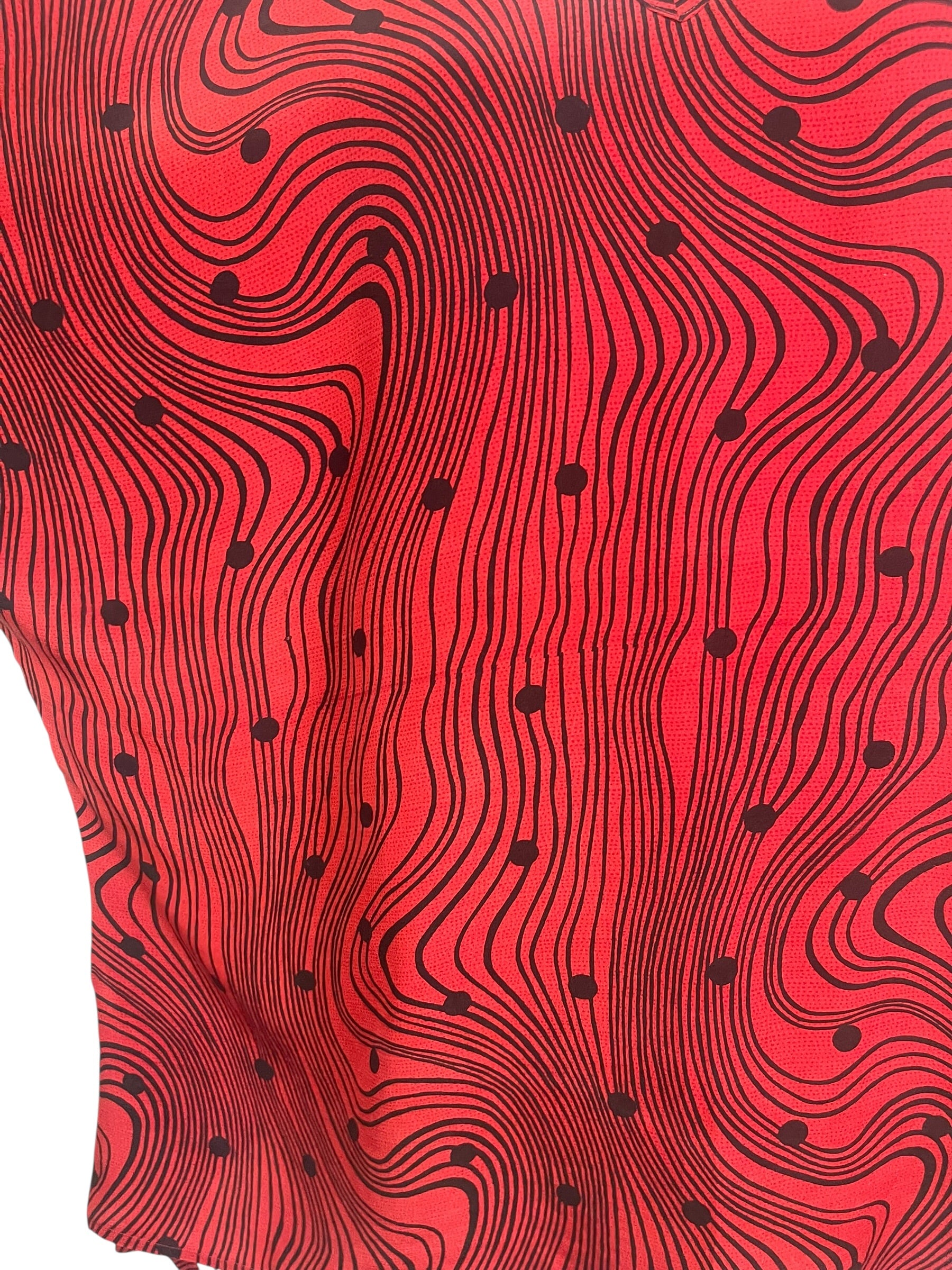PRC9056 Avatar Pure Silk Long Tunic with Side Ties