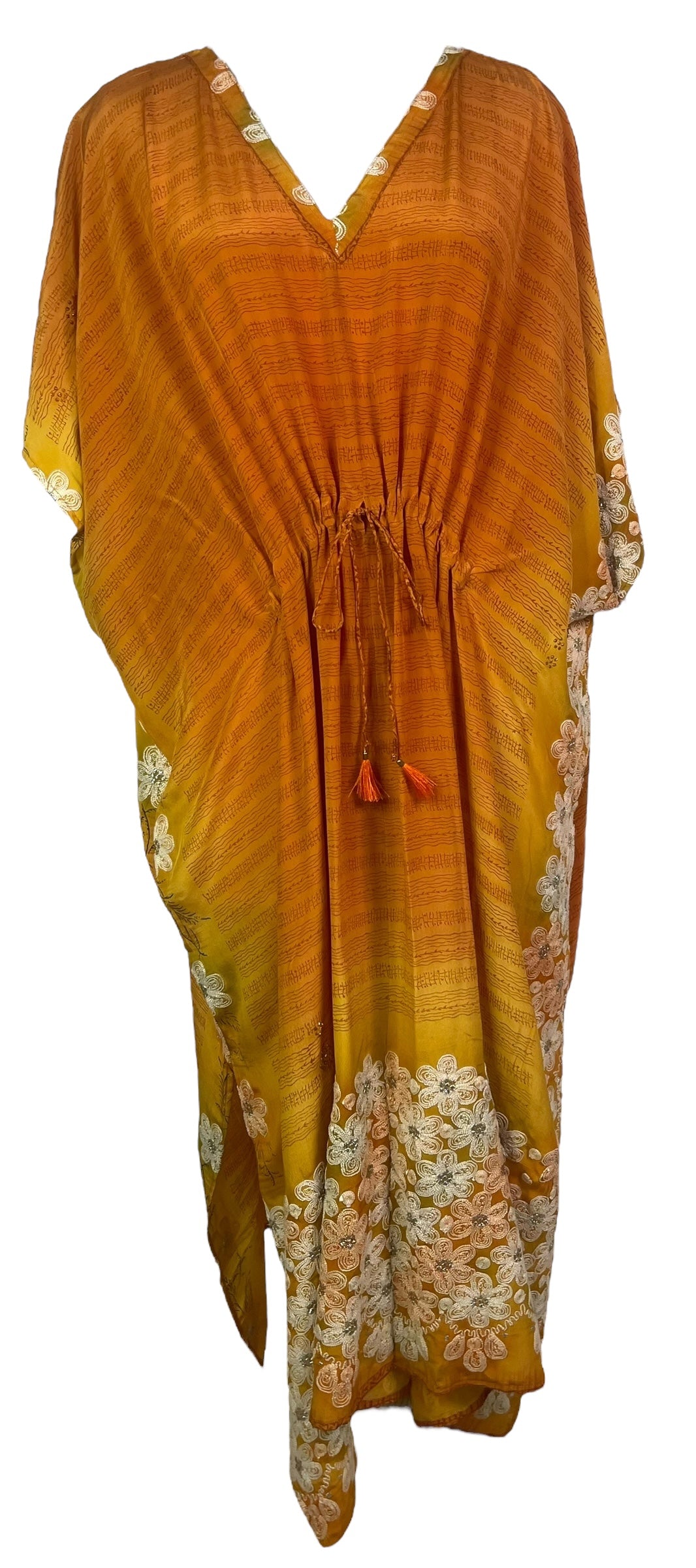 PRC8244 Avatar Pure Silk Maxi Kaftan