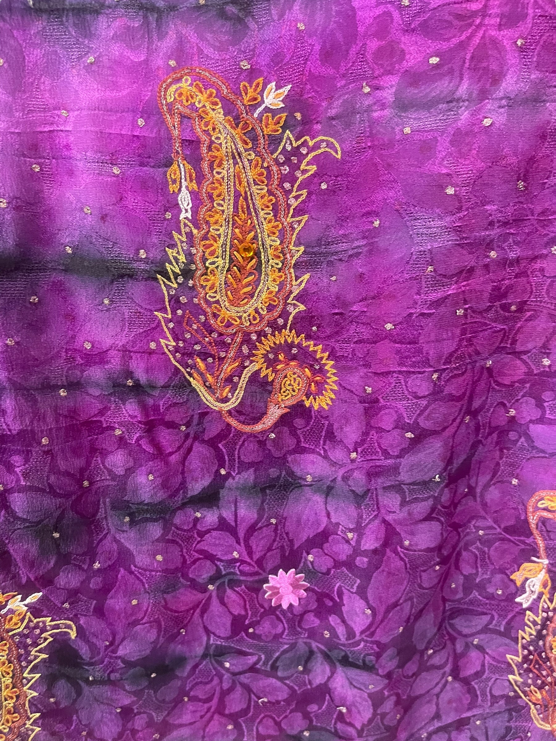 PRC8247 Avatar Pure Silk Maxi Kaftan