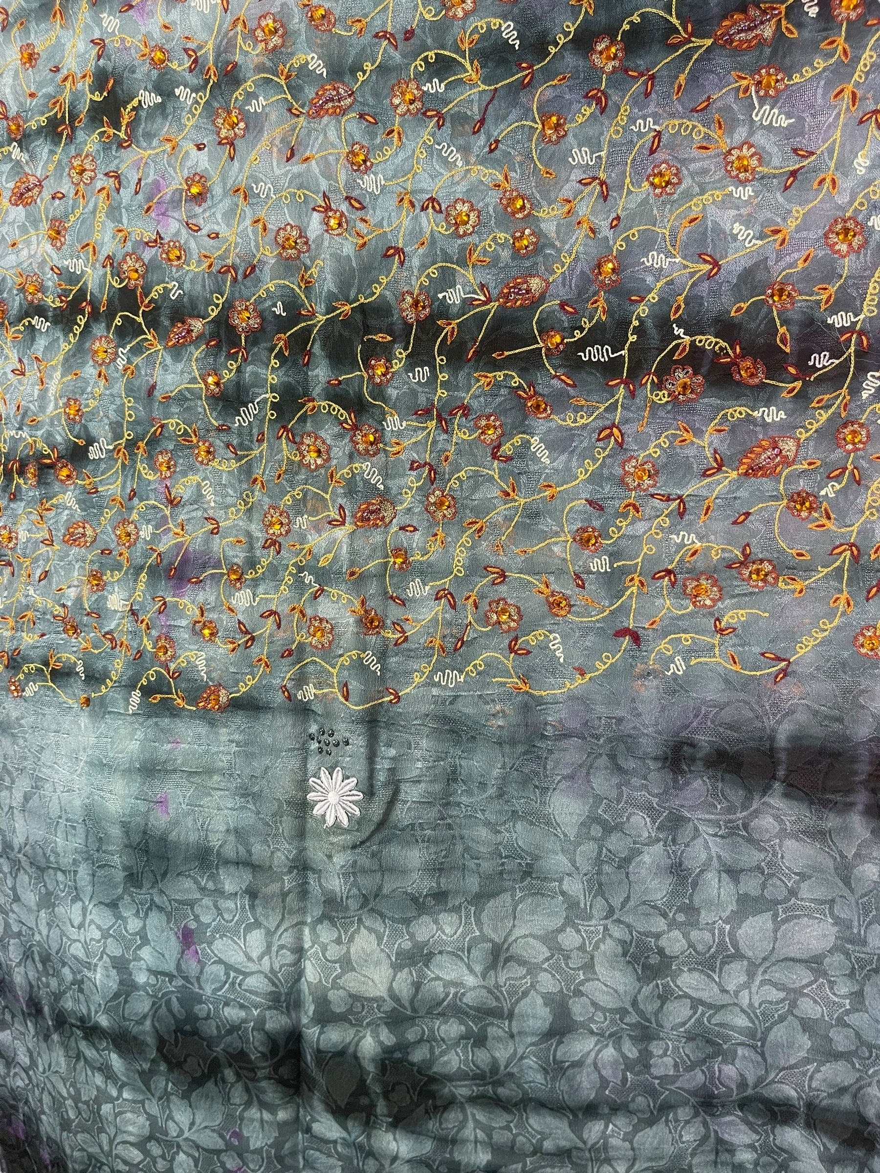 PRC8247 Avatar Pure Silk Maxi Kaftan