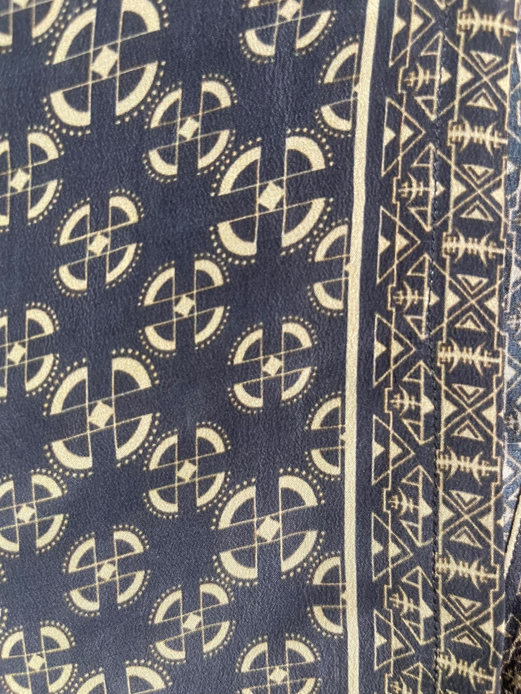 PRC9059 Avatar Pure Silk Long Tunic with Side Ties