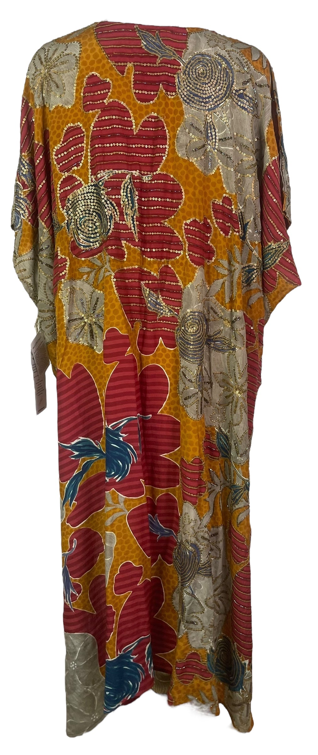 PRC8255 Avatar Pure Silk Maxi Kaftan
