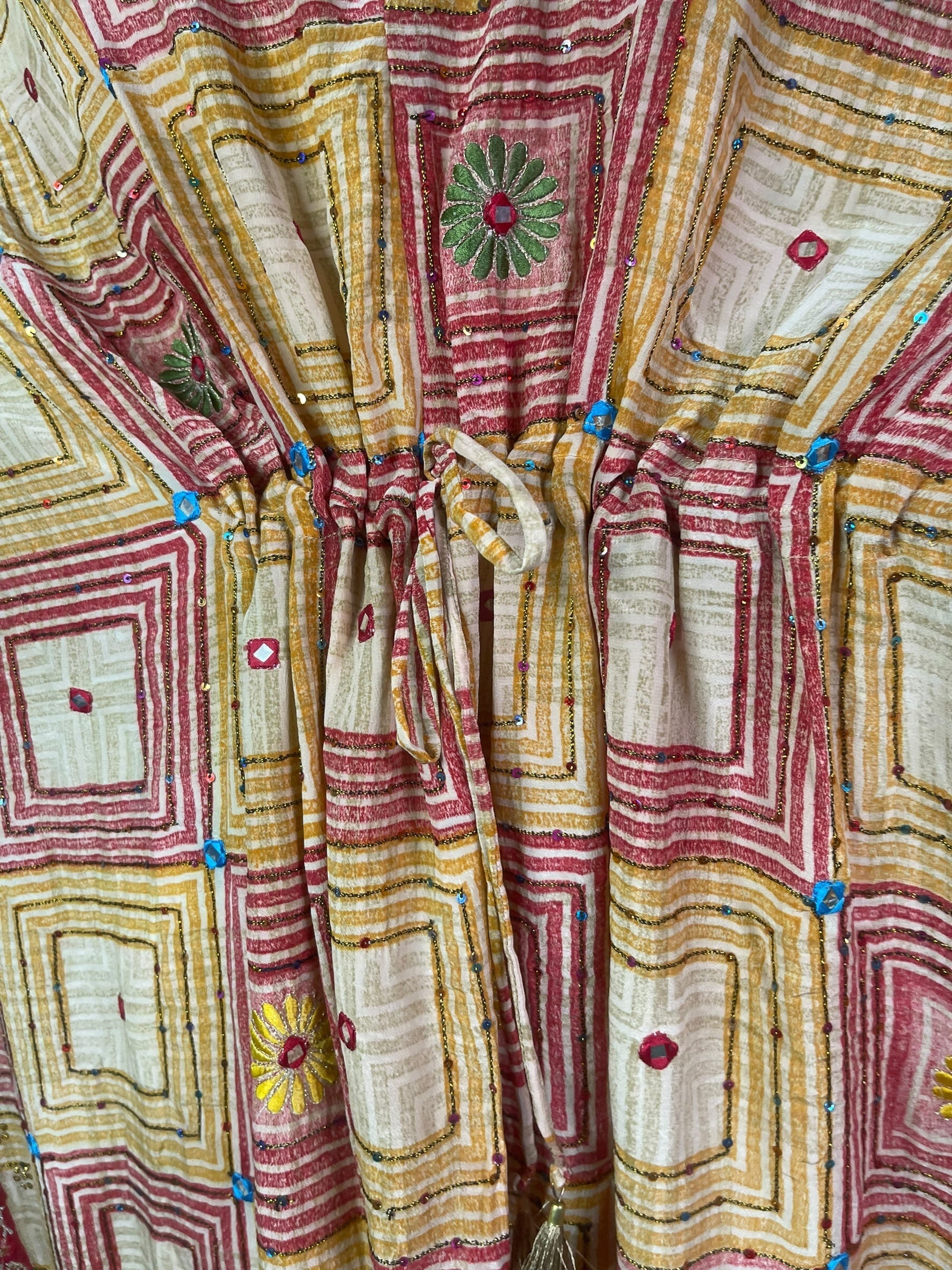 PRC8248 Avatar Pure Silk Maxi Kaftan