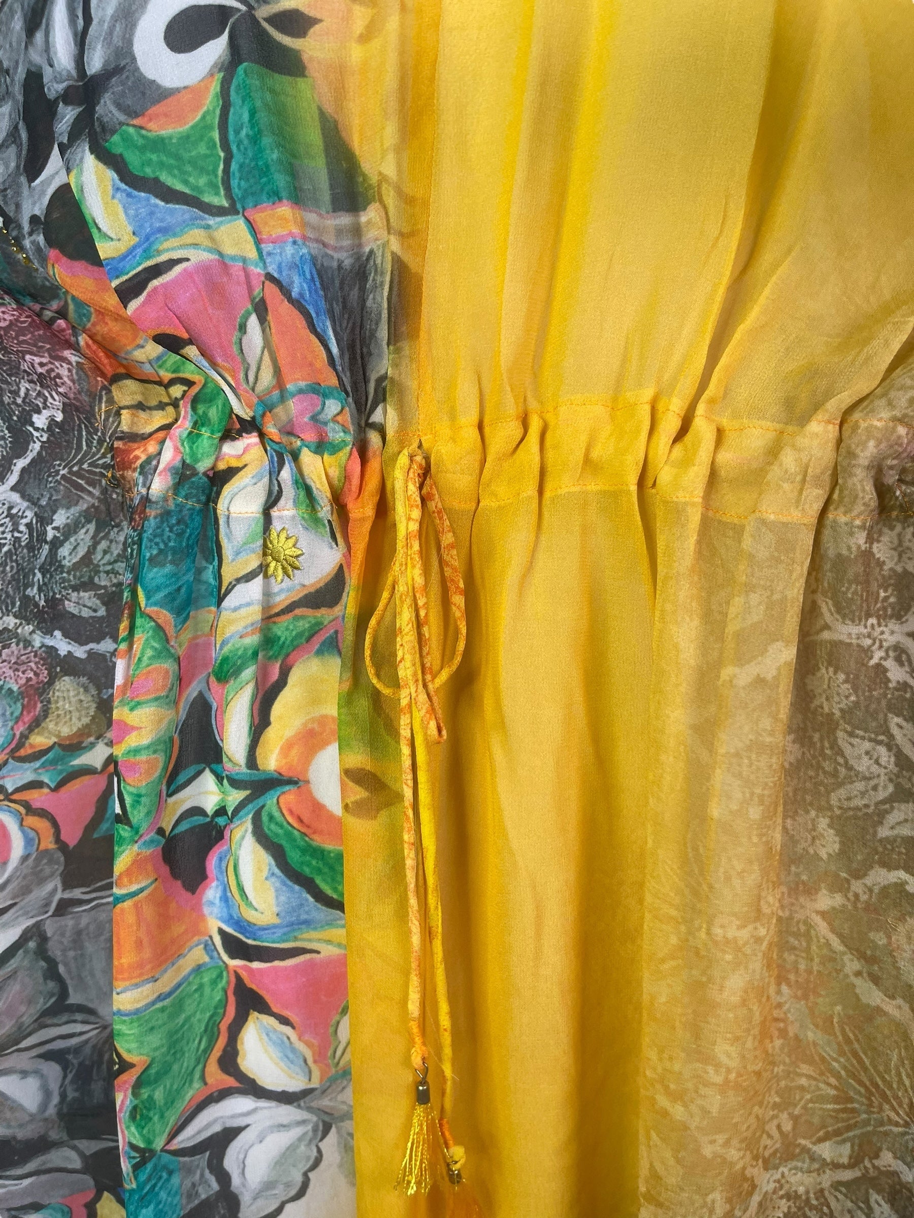 PRG8269 Sheer Avatar Pure Silk Maxi Kaftan