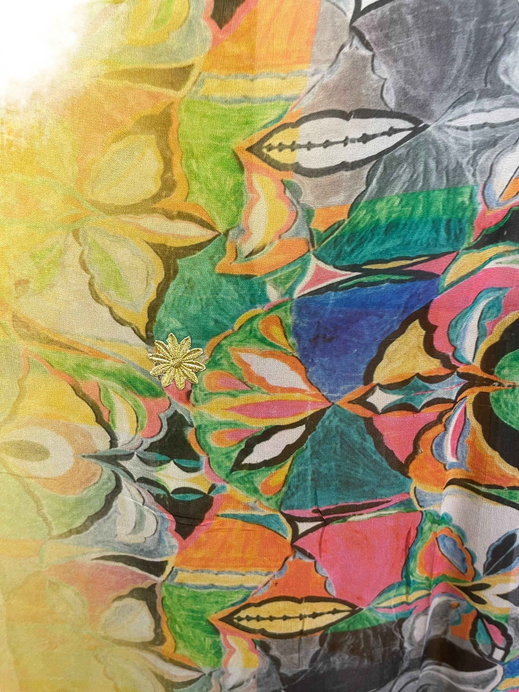 PRG8269 Sheer Avatar Pure Silk Maxi Kaftan