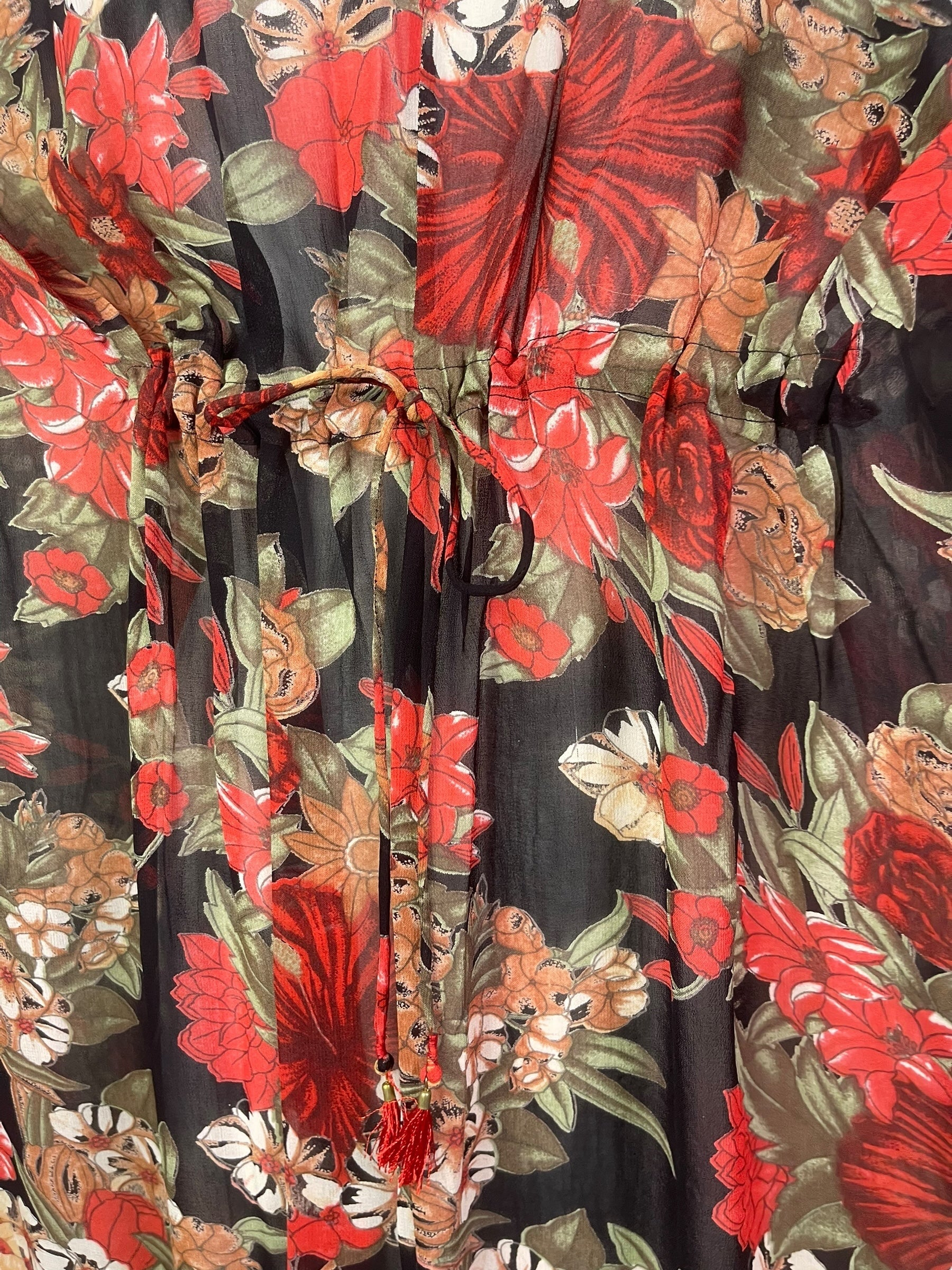 PRG8212 Avatar Pure Silk Maxi Kaftan