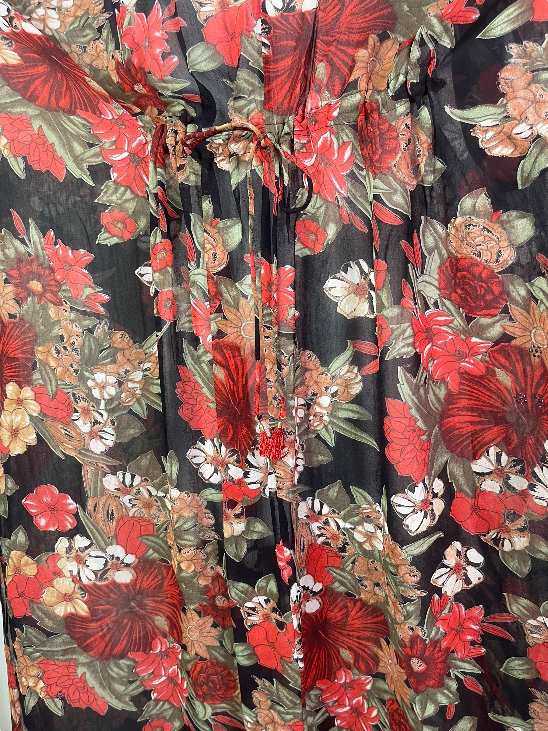 PRG8212 Avatar Pure Silk Maxi Kaftan