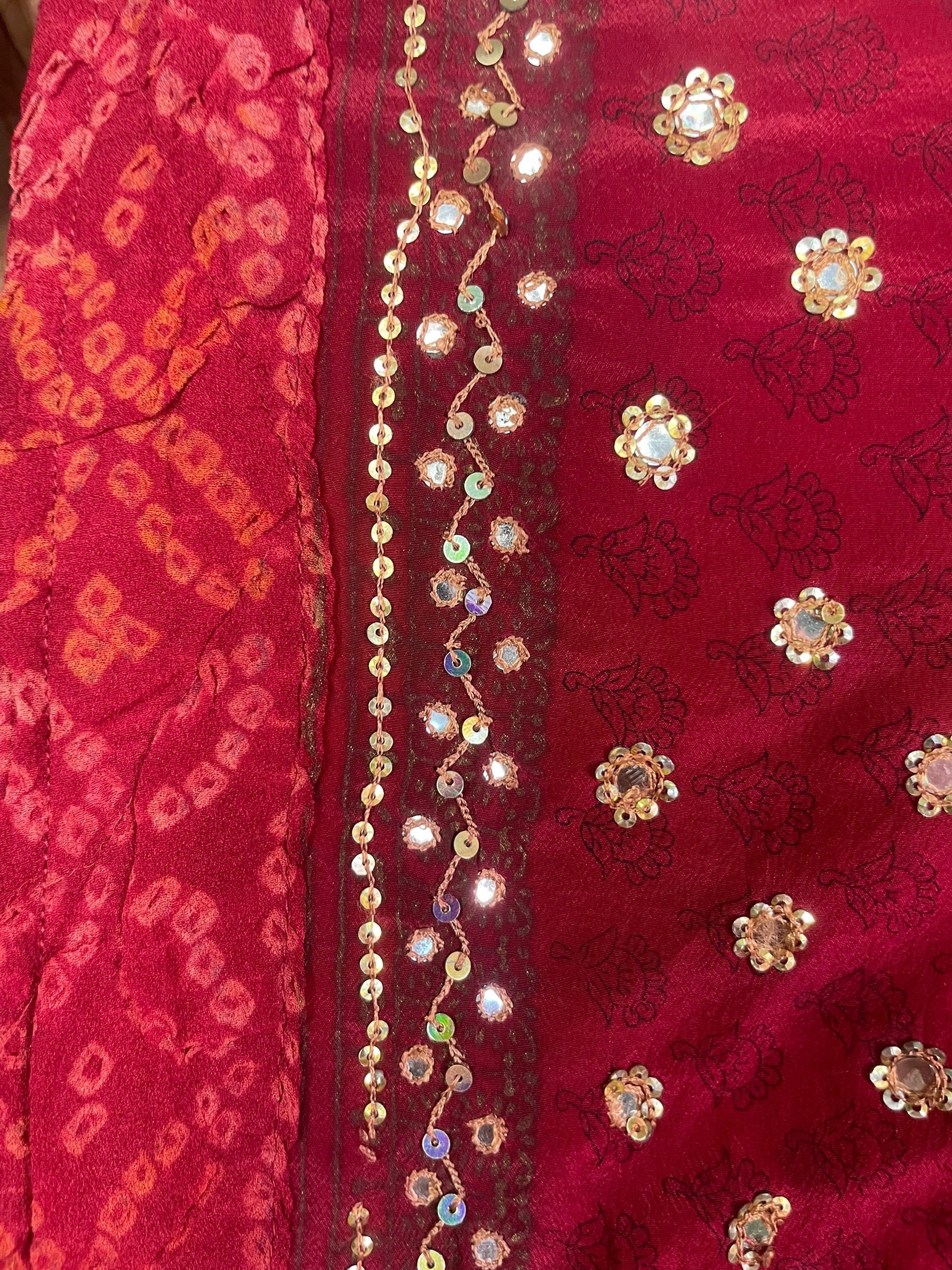 PRC9055 Wabi Sabi Pure Silk Long Tunic with Side Ties
