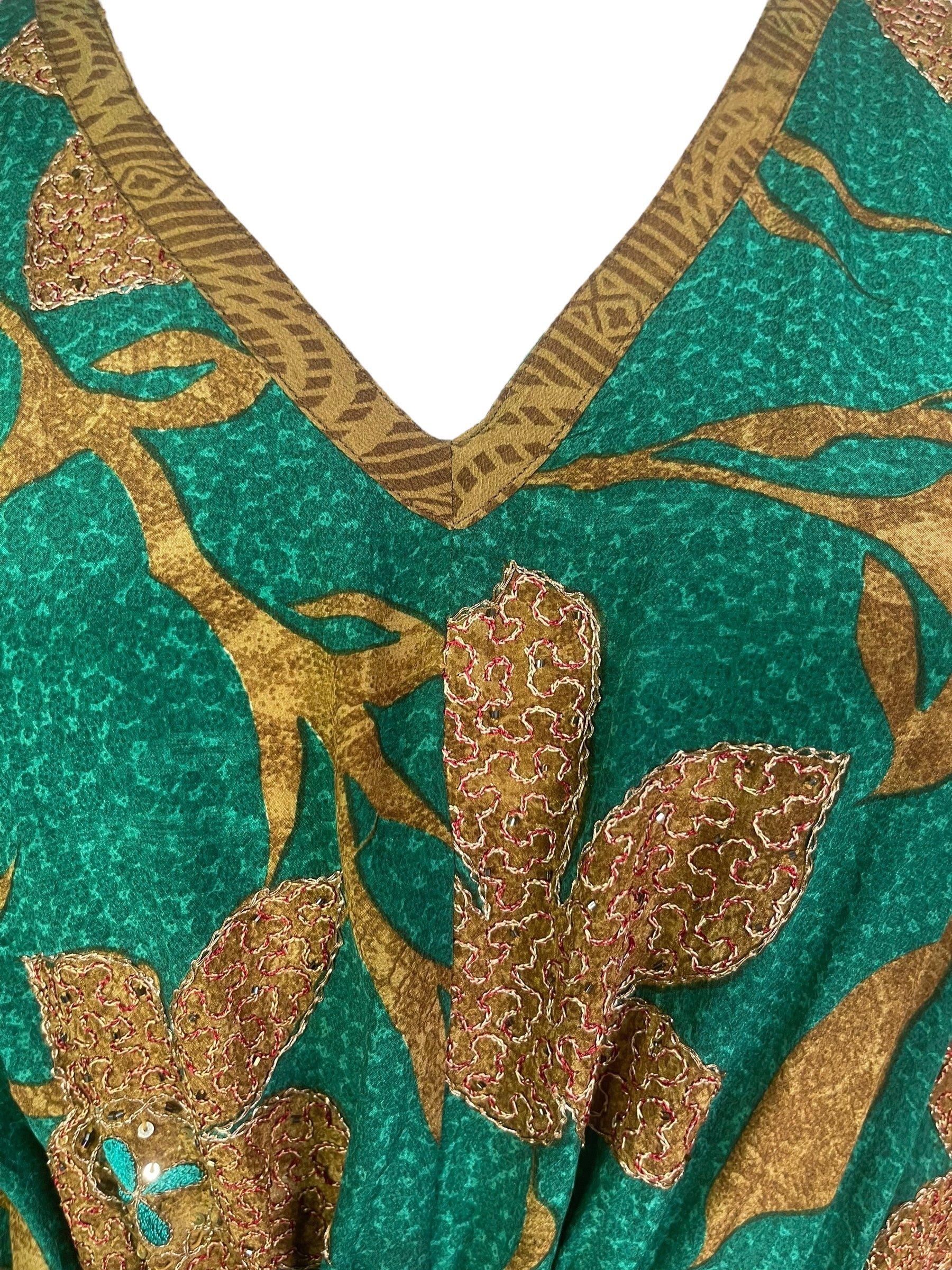 PRC8245 Avatar Pure Silk Maxi Kaftan