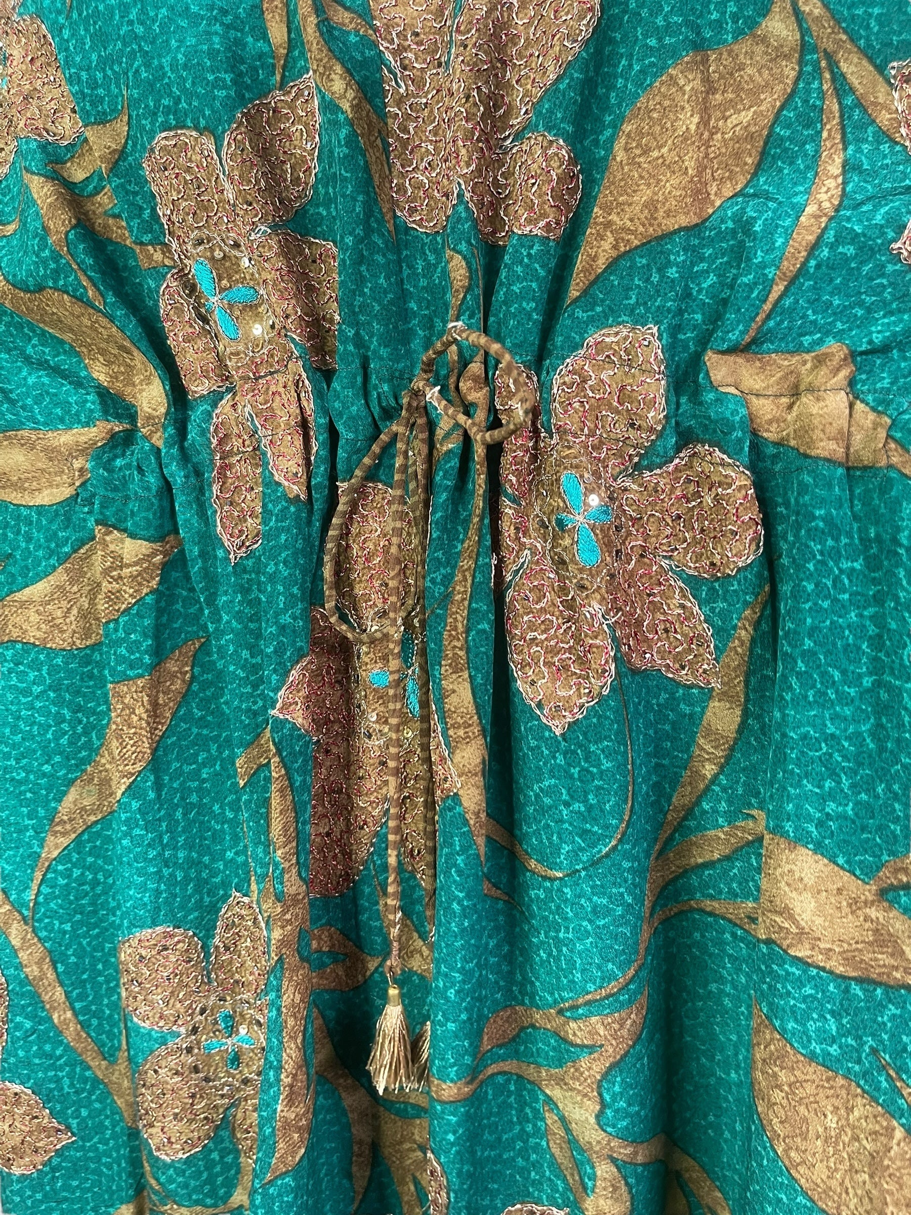 PRC8245 Avatar Pure Silk Maxi Kaftan