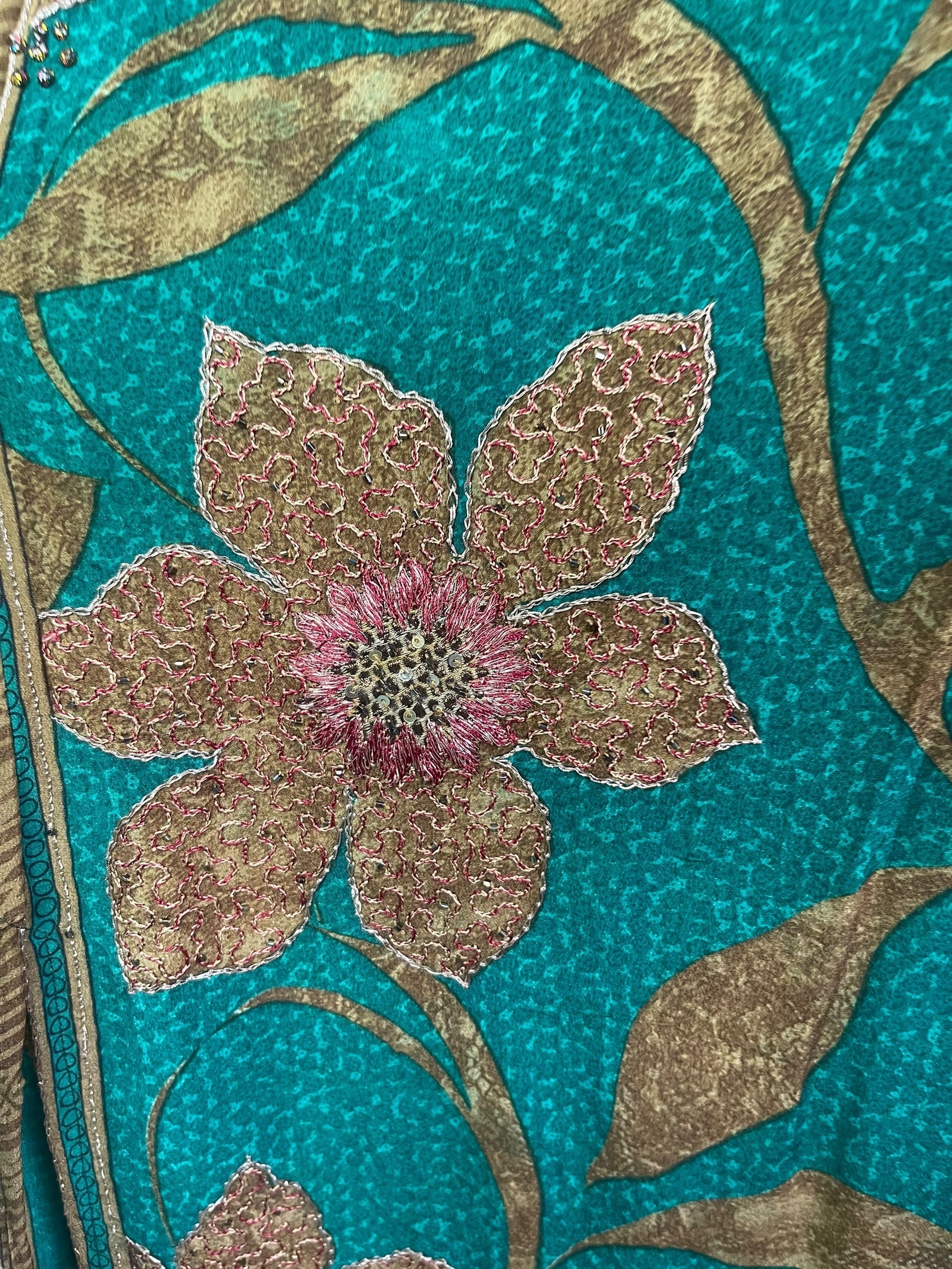 PRC8245 Avatar Pure Silk Maxi Kaftan