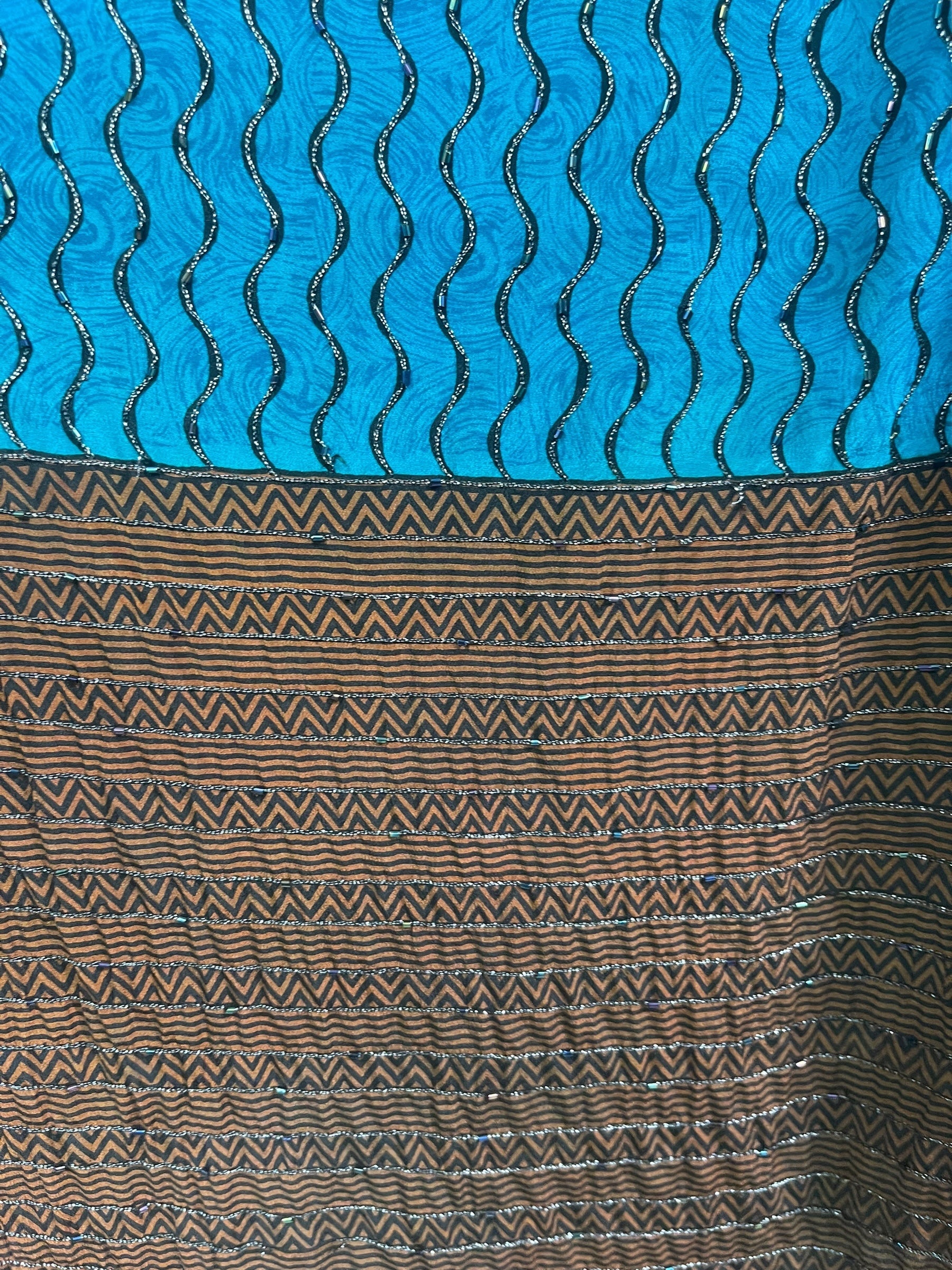 PRC8284 Wabi Sabi Pure Silk Maxi Kaftan by DECEMBER2025 – Handmade ethical Maxi Kaftan from sariKNOTsari using upcycled silk. Designed in Canada for travel and slow fashion, loved from Toronto to LA to Sydney.