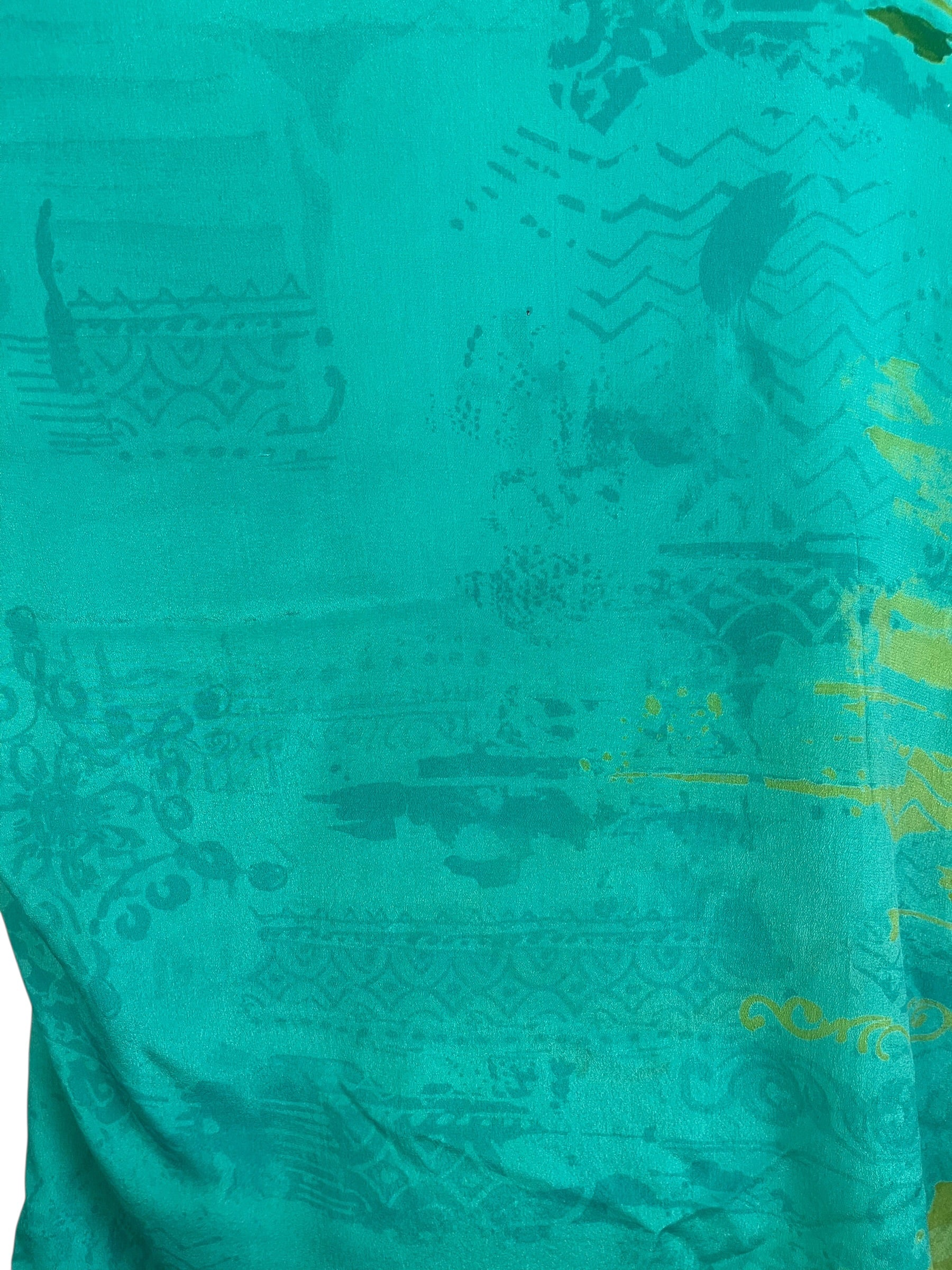 PRC9061 Wabi Sabi Pure Silk Long Tunic with Side Ties