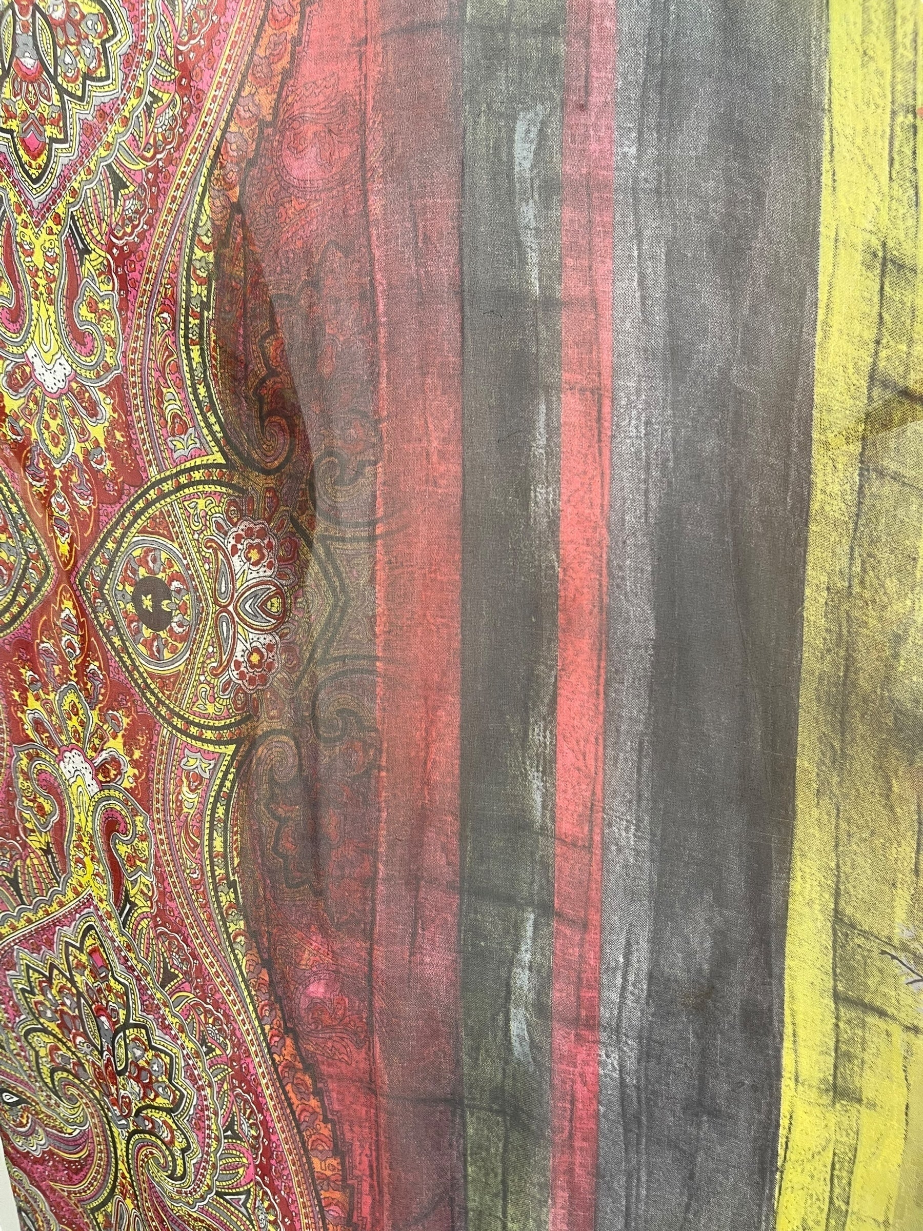 PRG8259 Sheer Wabi Sabi Pure Silk Maxi Kaftan