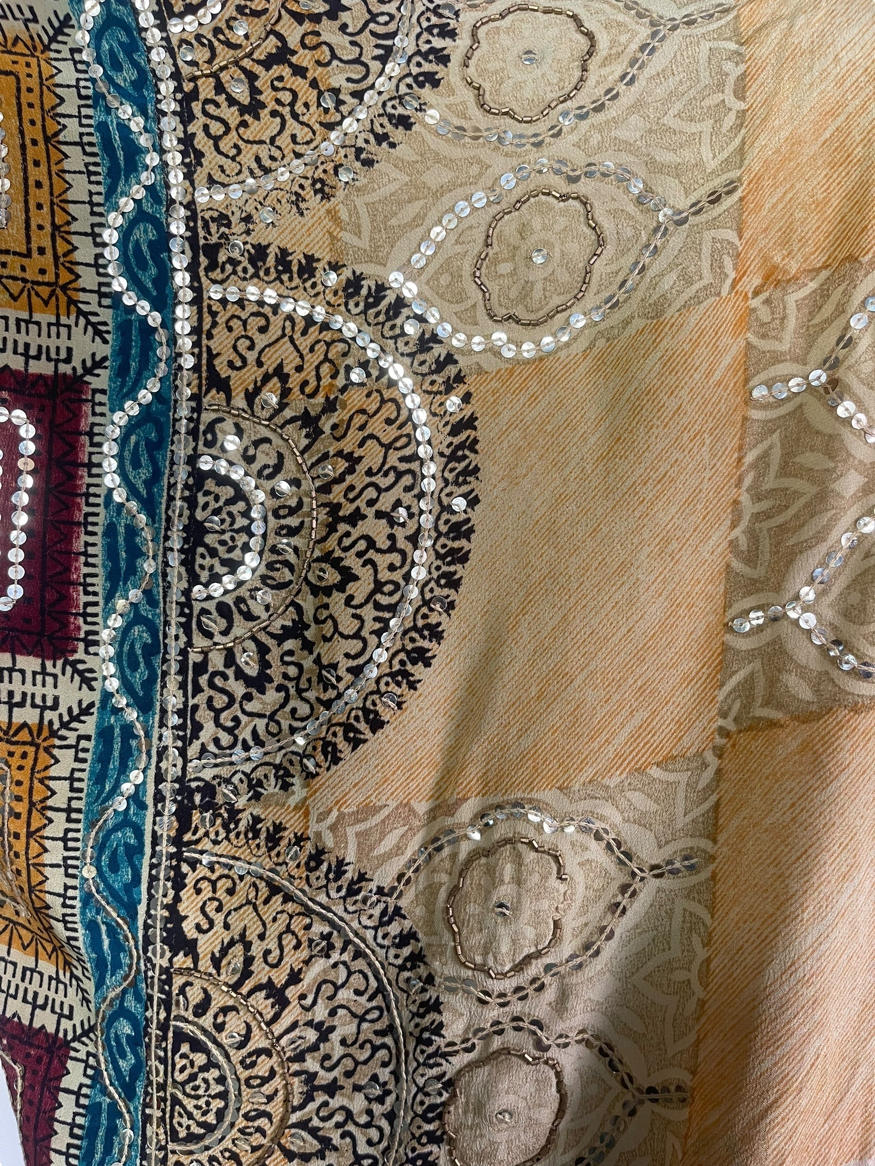 PRC8253 Wabi Sabi Pure Silk Maxi Kaftan