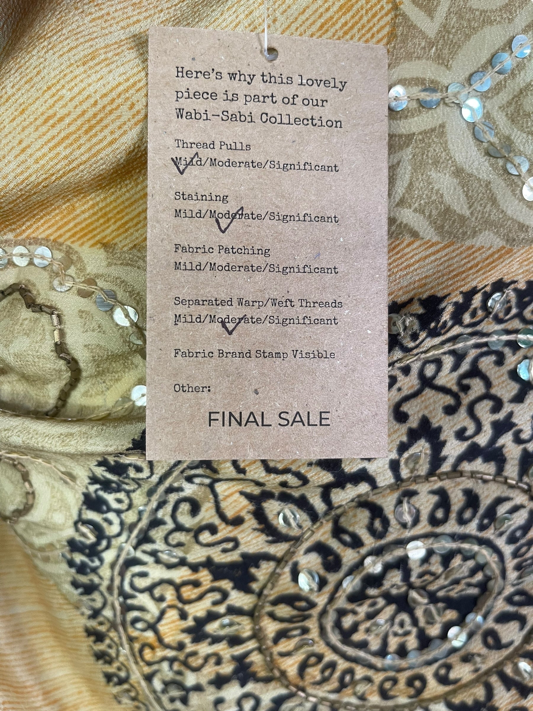 PRC8253 Wabi Sabi Pure Silk Maxi Kaftan