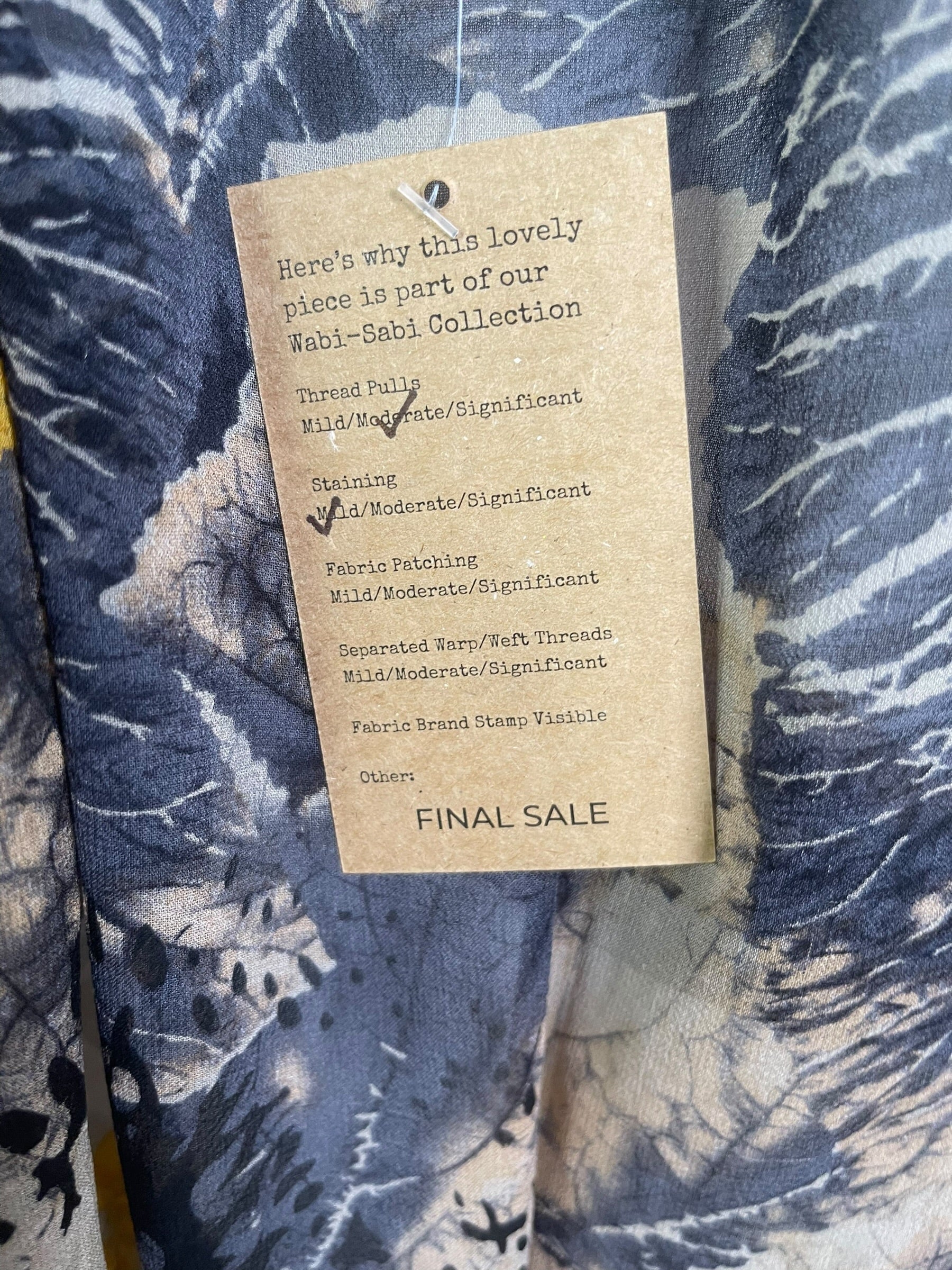 PRG9043 Sheer Wabi Sabi Pure Silk Kimono Sleeved Duster with Belt