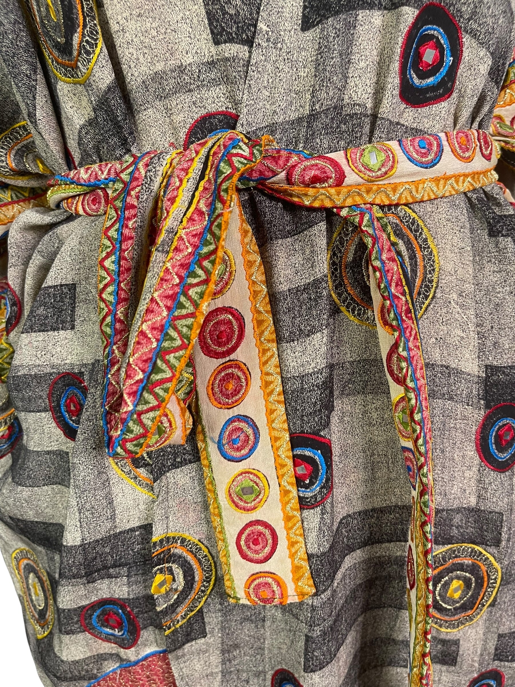 Releases Sunday at 8pm EST PRC9057 Wabi Sabi Pure Silk Kimono Sleeved Duster with Belt