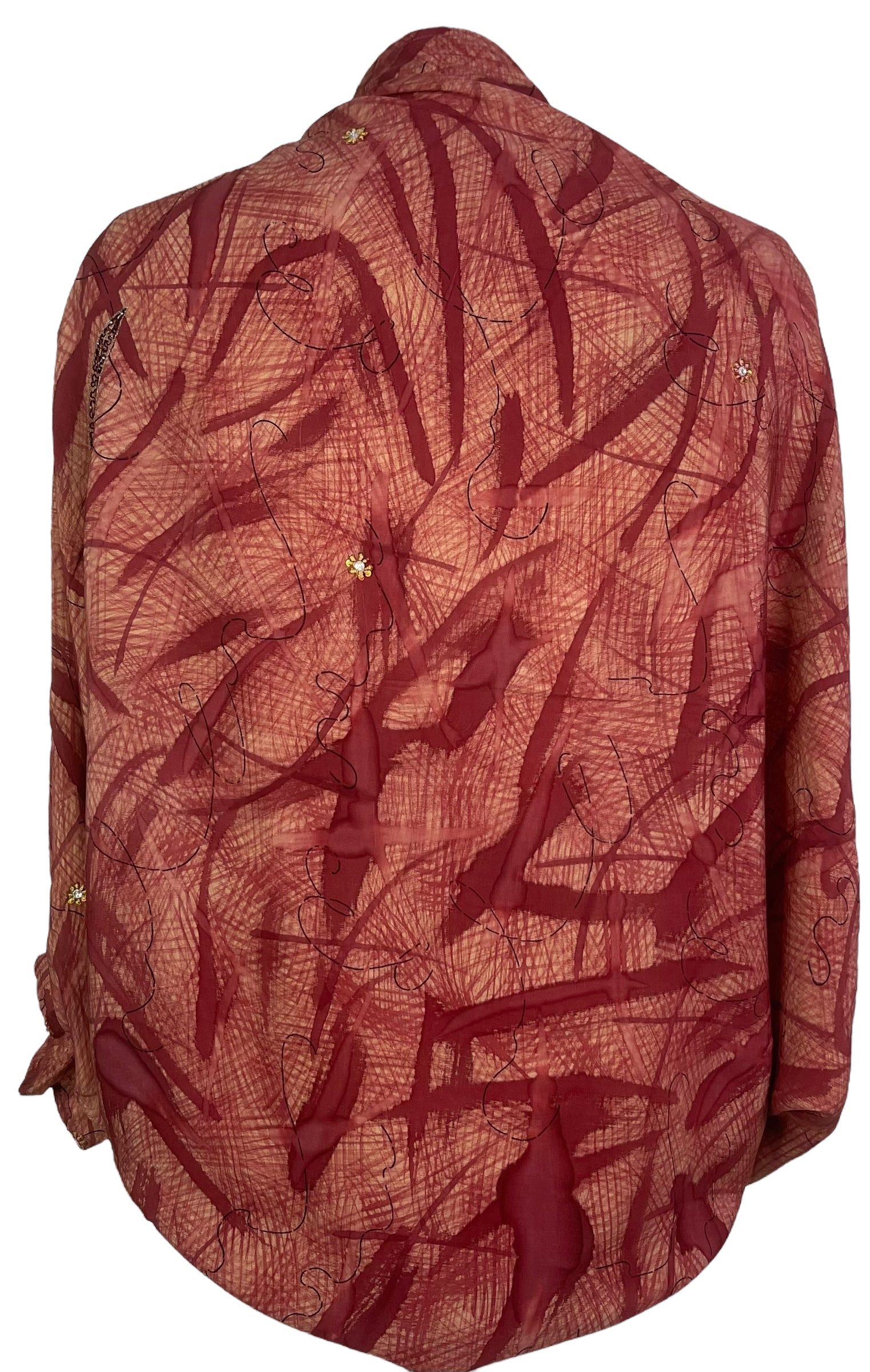 PRC8300B Wabi Sabi Pure Silk Bolero