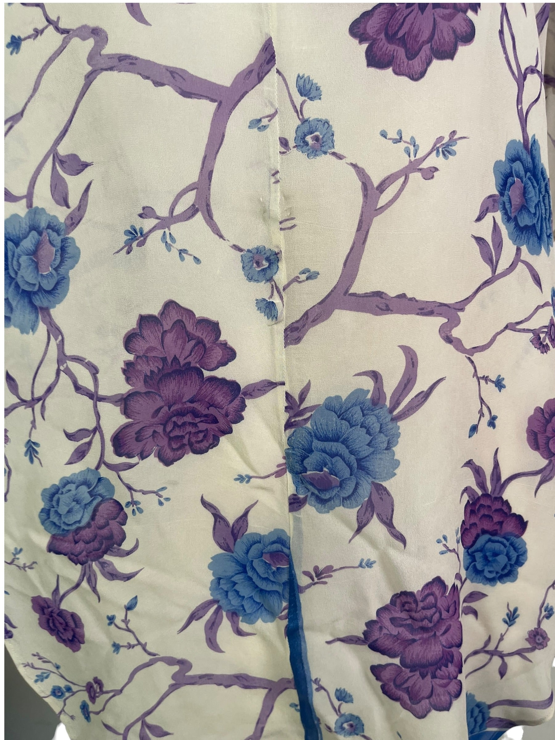 PRG9039 Sheer Wabi Sabi Pure Silk Waterfall Top