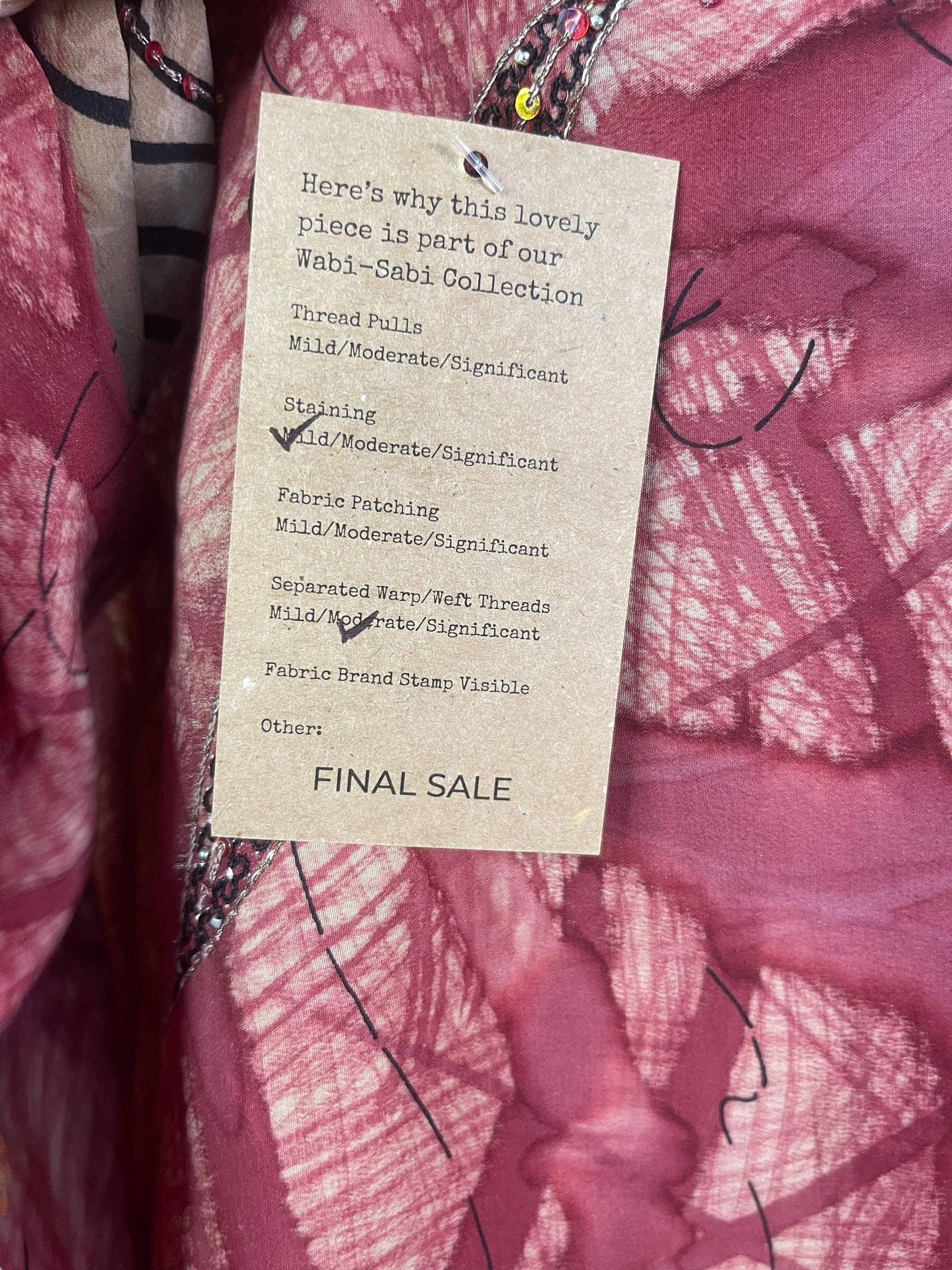 PRC8300A Wabi Sabi Pure Silk Bolero