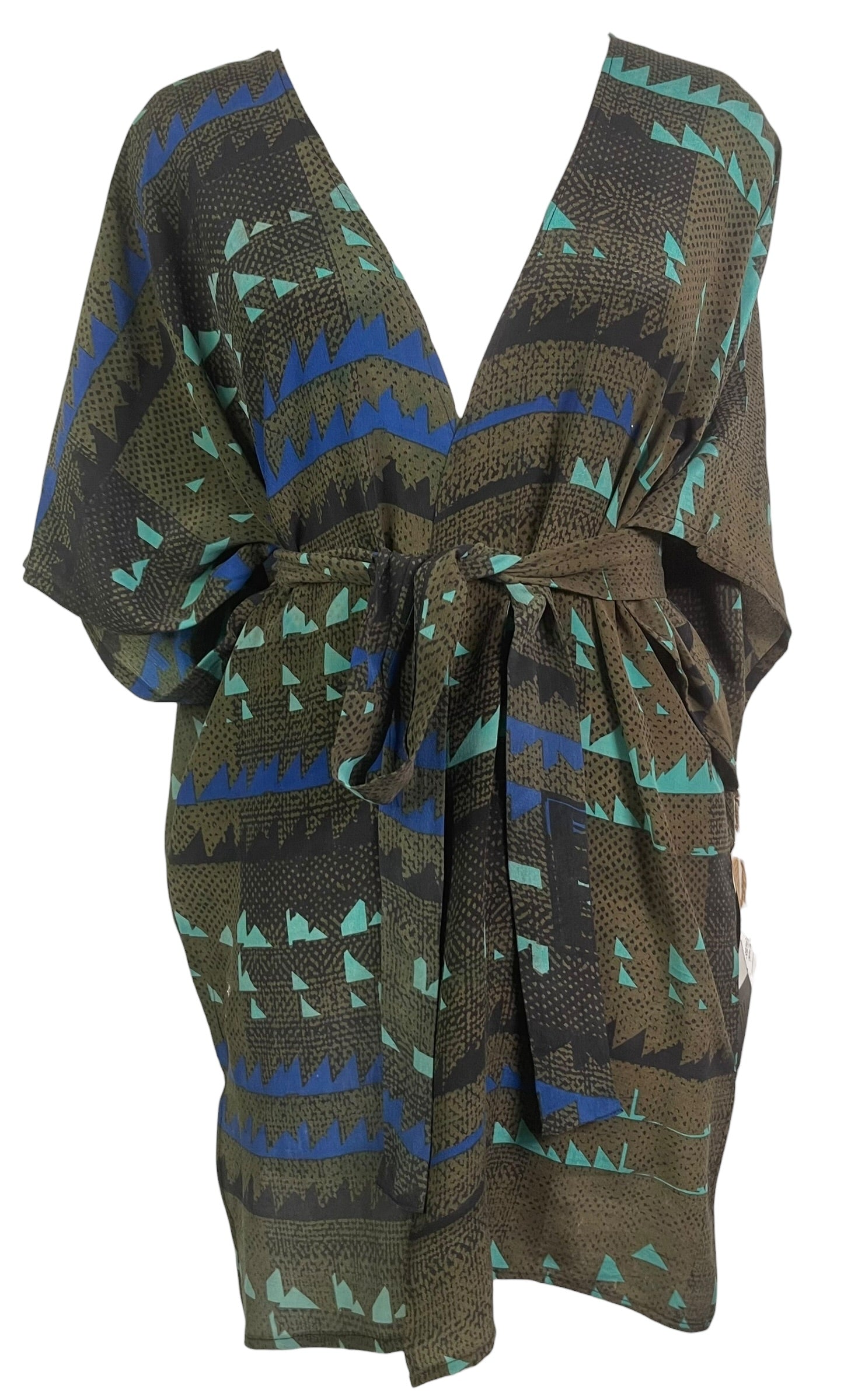 Releases Sunday at 8pm EST PRC9009 Wabi Sabi Pure Silk Kimono-Sleeved Jacket with Belt