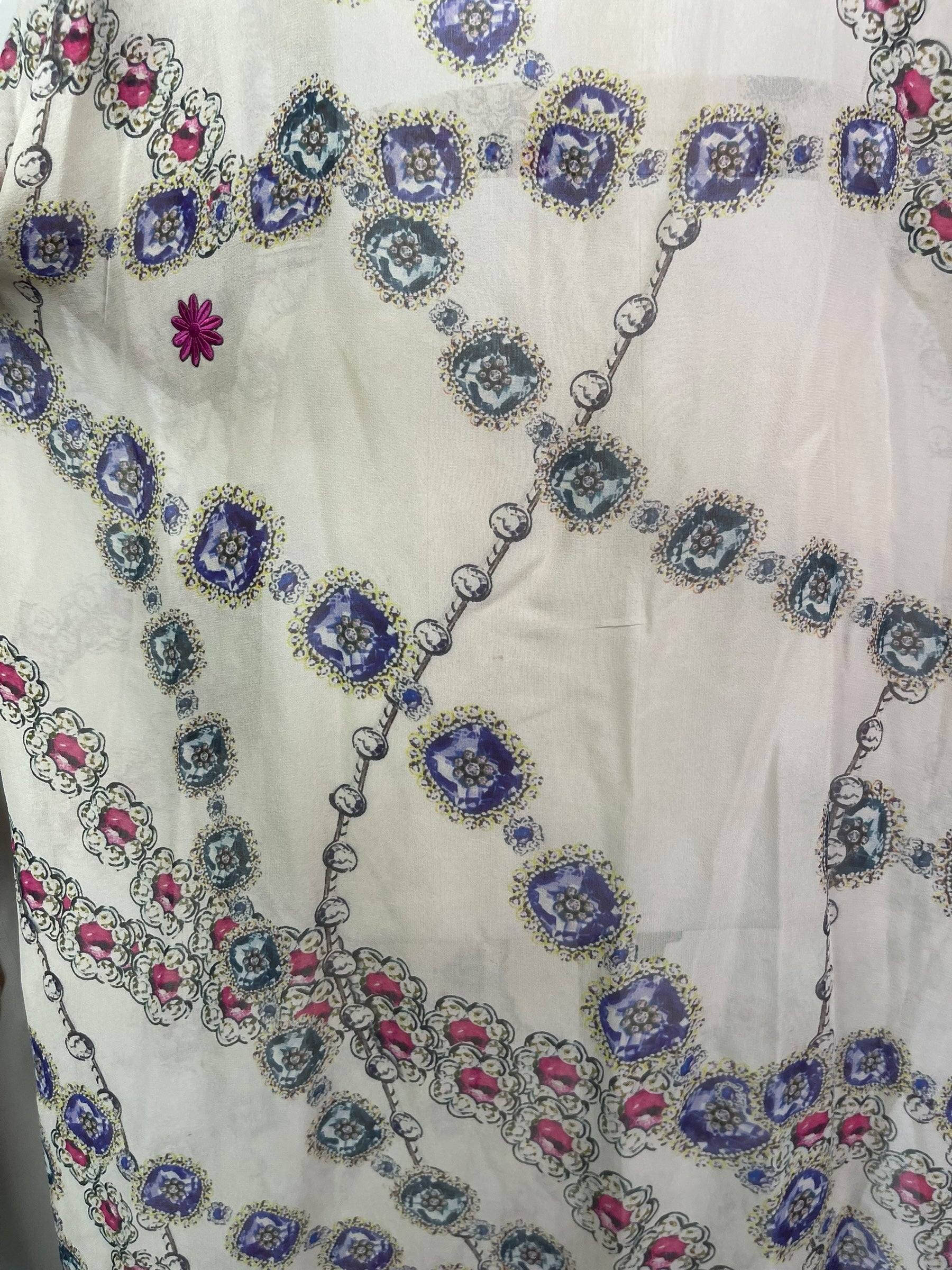 PRG8050 Sheer Wabi Sabi Pure Silk Kimono Sleeved Duster with Belt