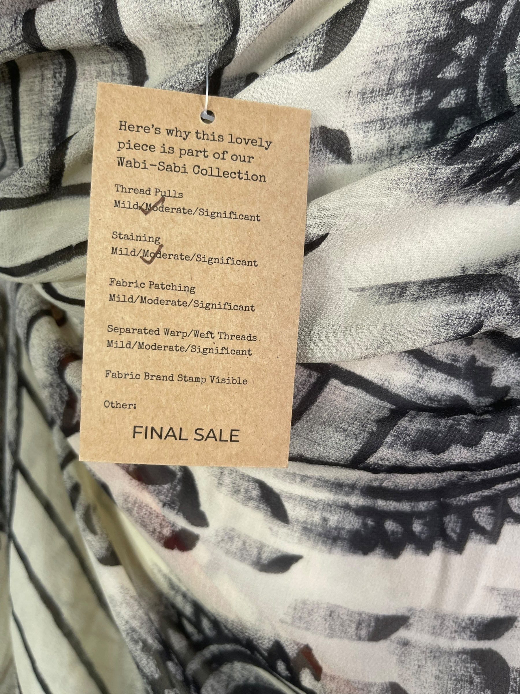 PRG8204 Sheer Wabi Sabi Pure Silk Kimono Sleeved Duster with Belt