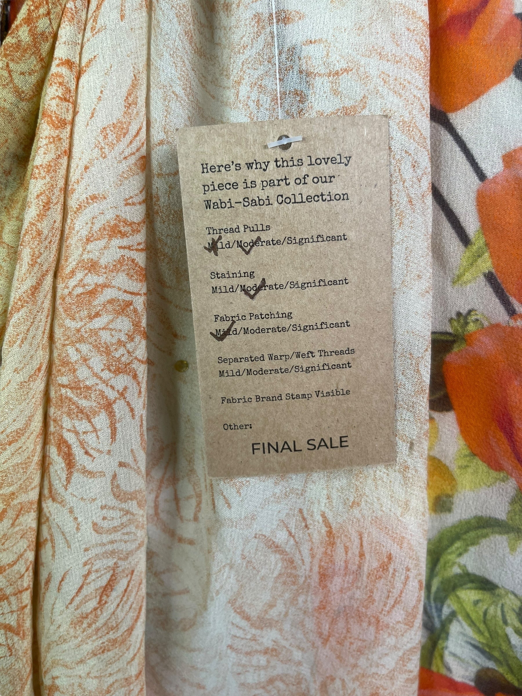 PRG8056 Sheer Wabi Sabi Pure Silk Kimono Sleeved Duster with Belt