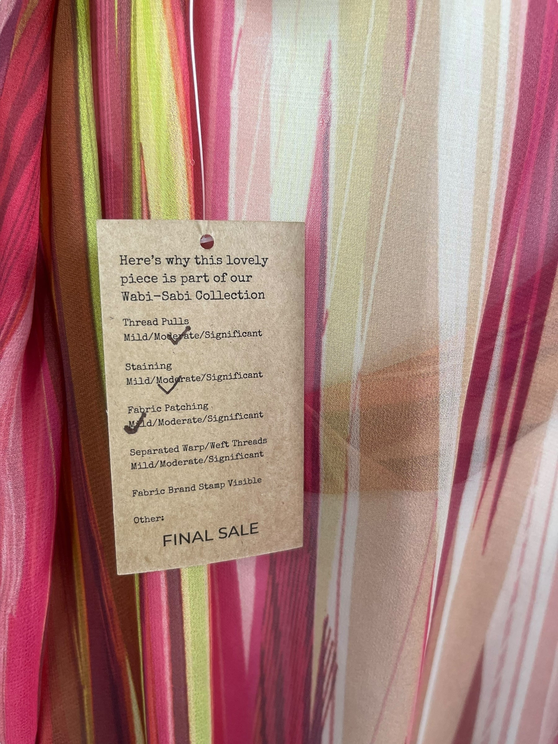 PRG8266 Sheer Wabi Sabi Pure Silk Kimono Sleeved Duster with Belt