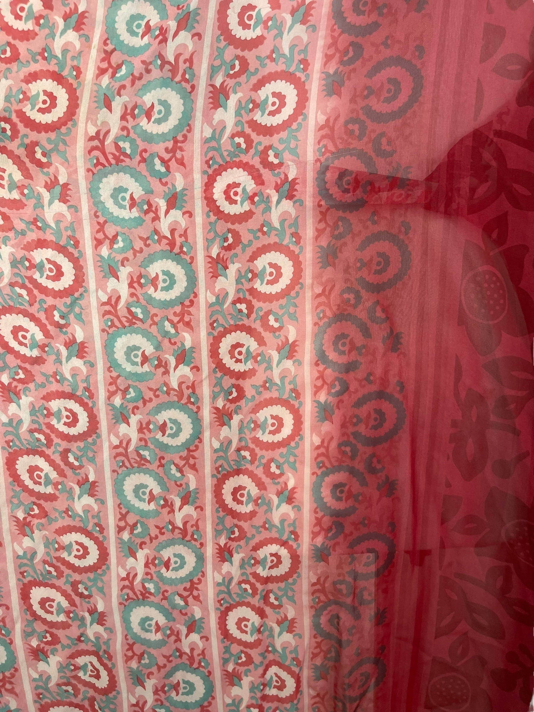 PRG8057 Sheer Wabi Sabi Pure Silk Kimono Sleeved Duster with Belt