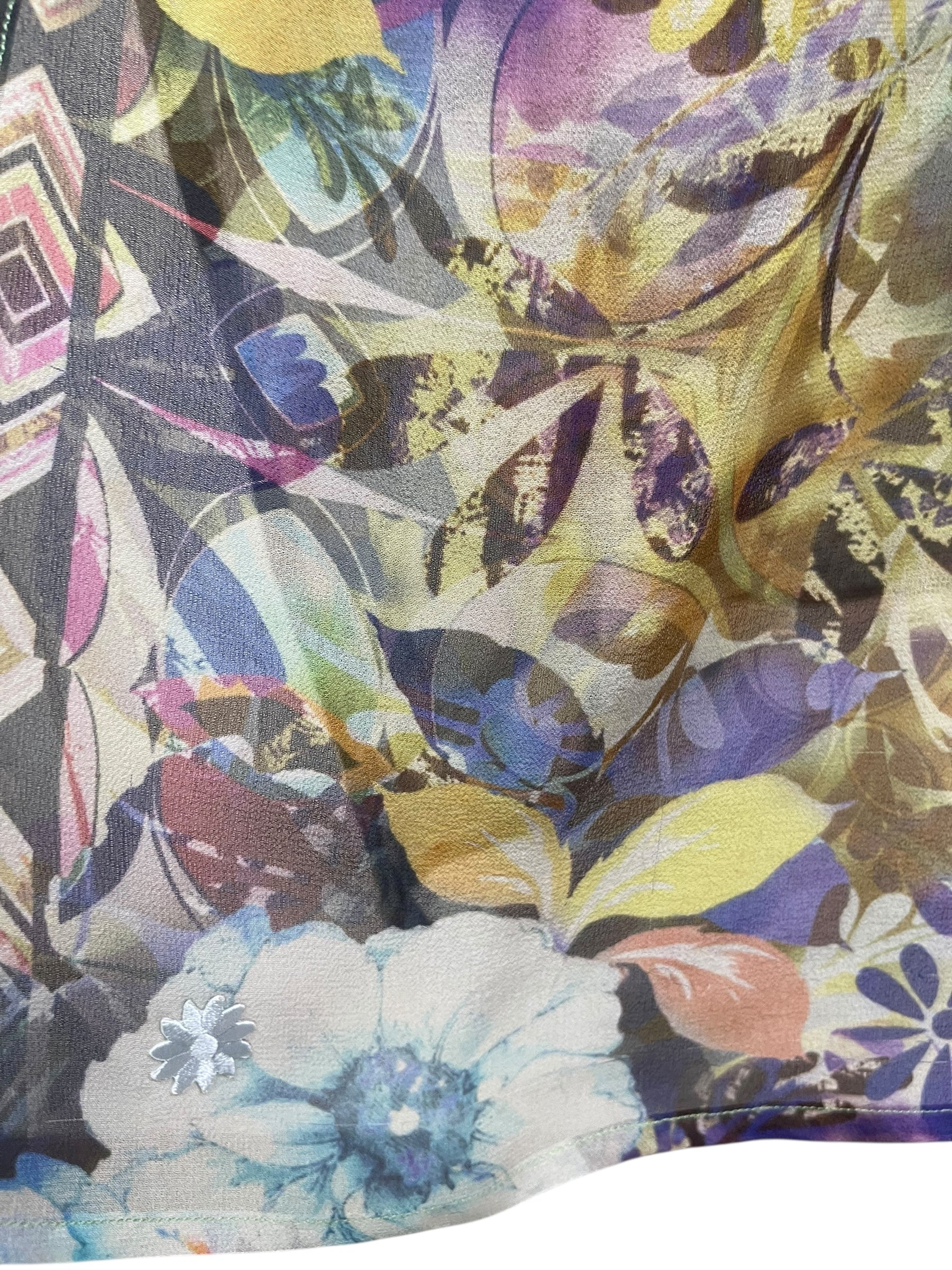 PRG8270 Sheer Wabi Sabi Pure Silk Kimono Sleeved Duster with Belt