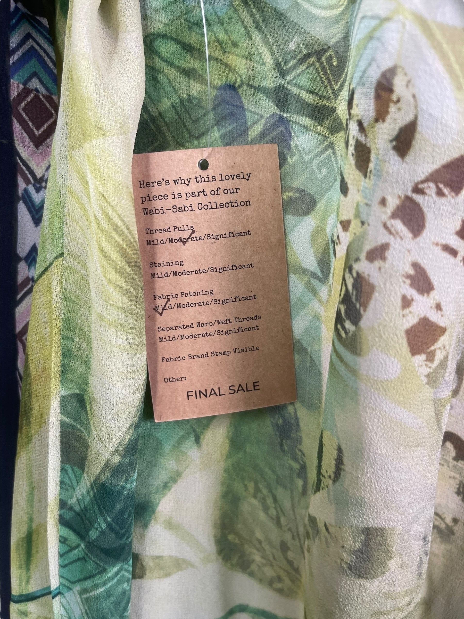 PRG8270 Sheer Wabi Sabi Pure Silk Kimono Sleeved Duster with Belt