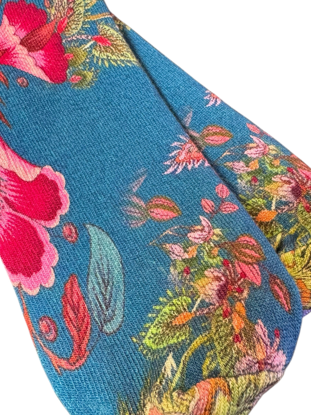 Teal Treasure Bamboo Crew Socks