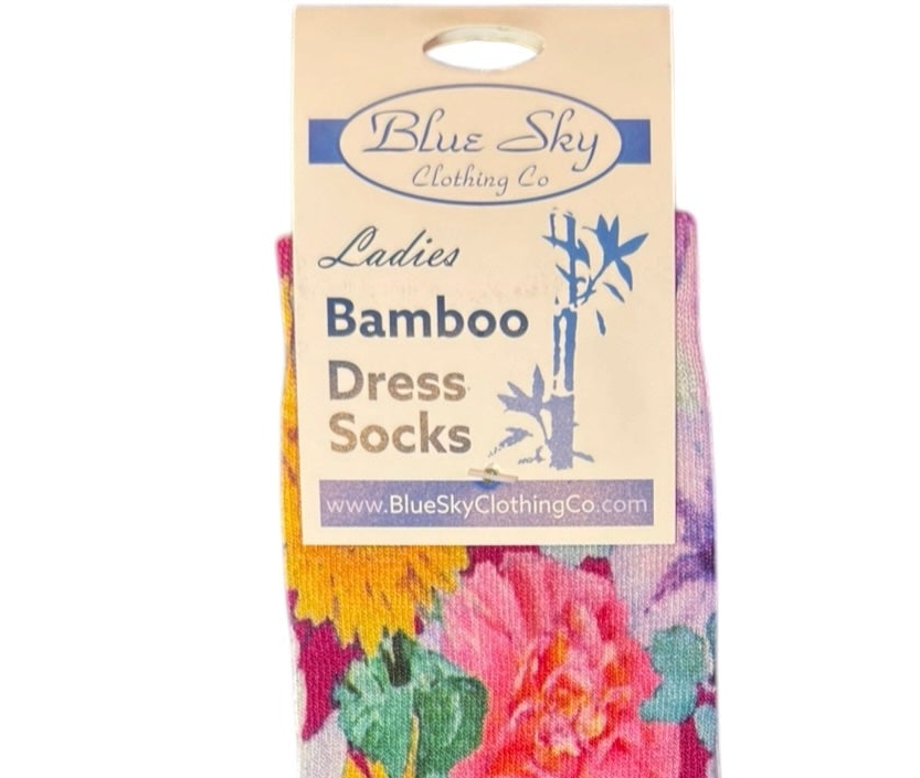 Garden Party Bamboo Crew Socks
