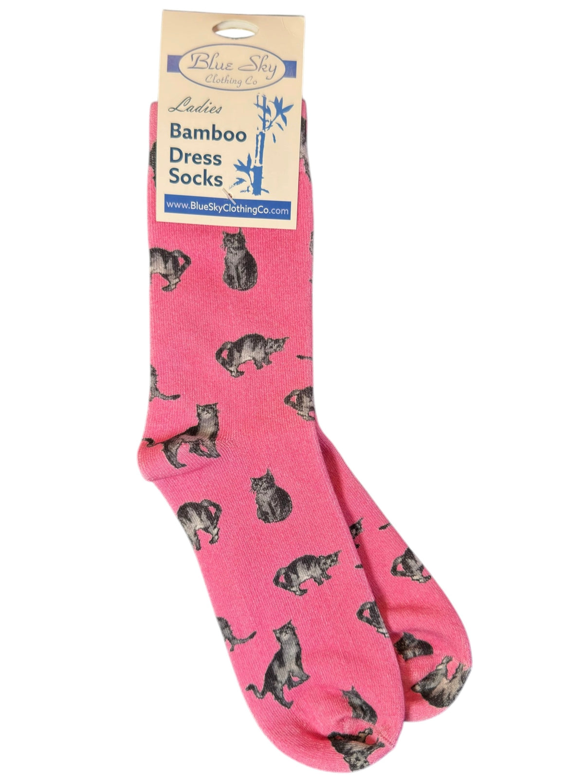 Curious Cat Bamboo Crew Socks