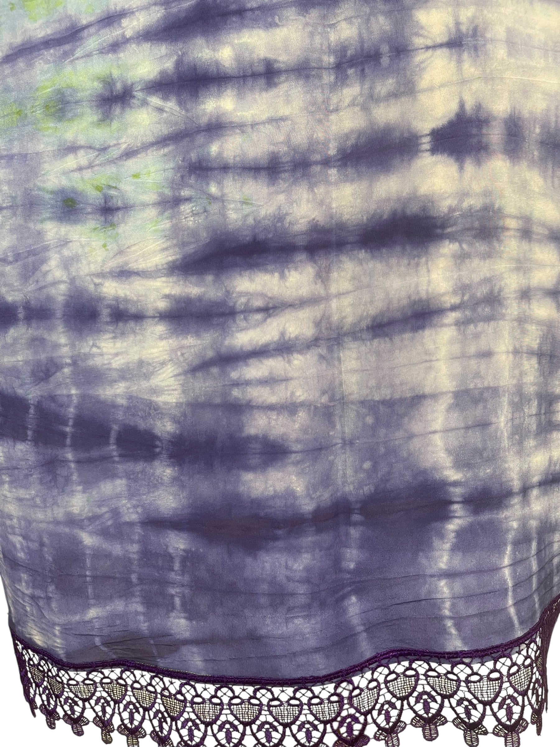 PRC8325 Avatar Pure Silk Kimono-Sleeved Jacket with Belt