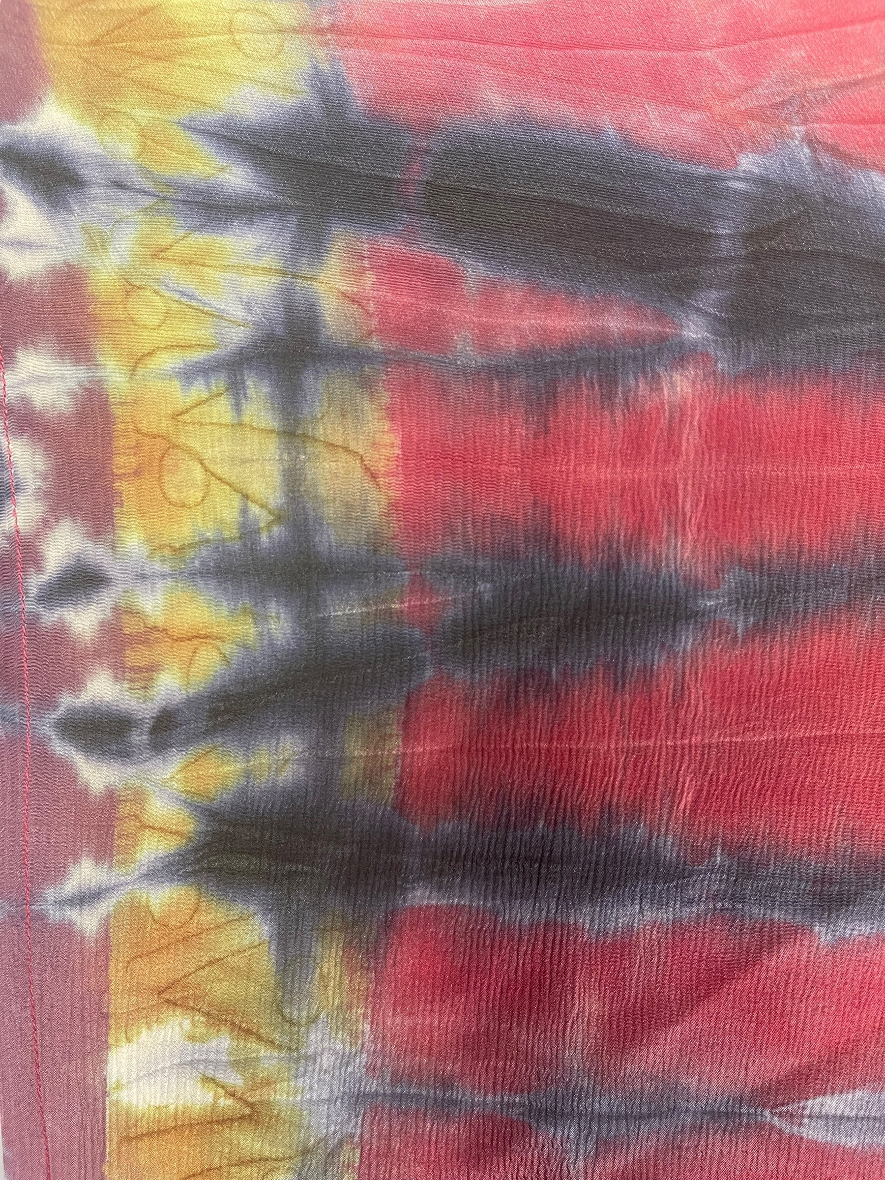 PRC8329 Avatar Pure Silk Kimono-Sleeved Jacket with Belt