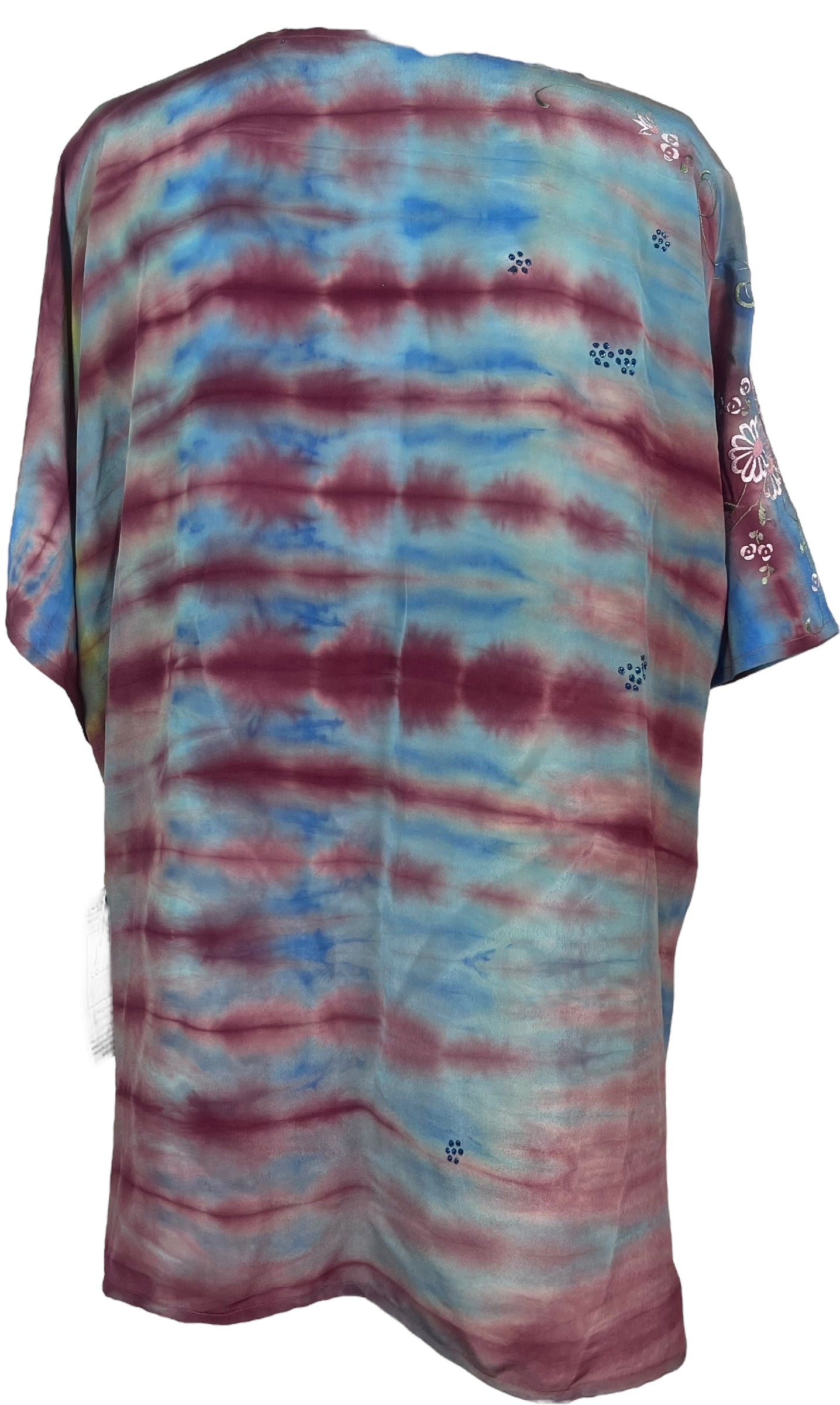 PRC8323 Avatar Pure Silk Kimono-Sleeved Jacket with Belt