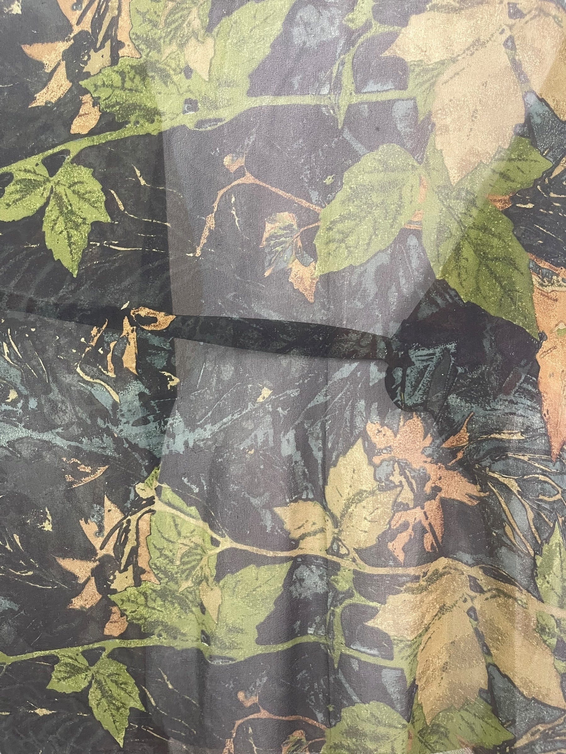 PRG8340 Sheer Avatar Pure Silk Kimono-Sleeved Jacket with Belt