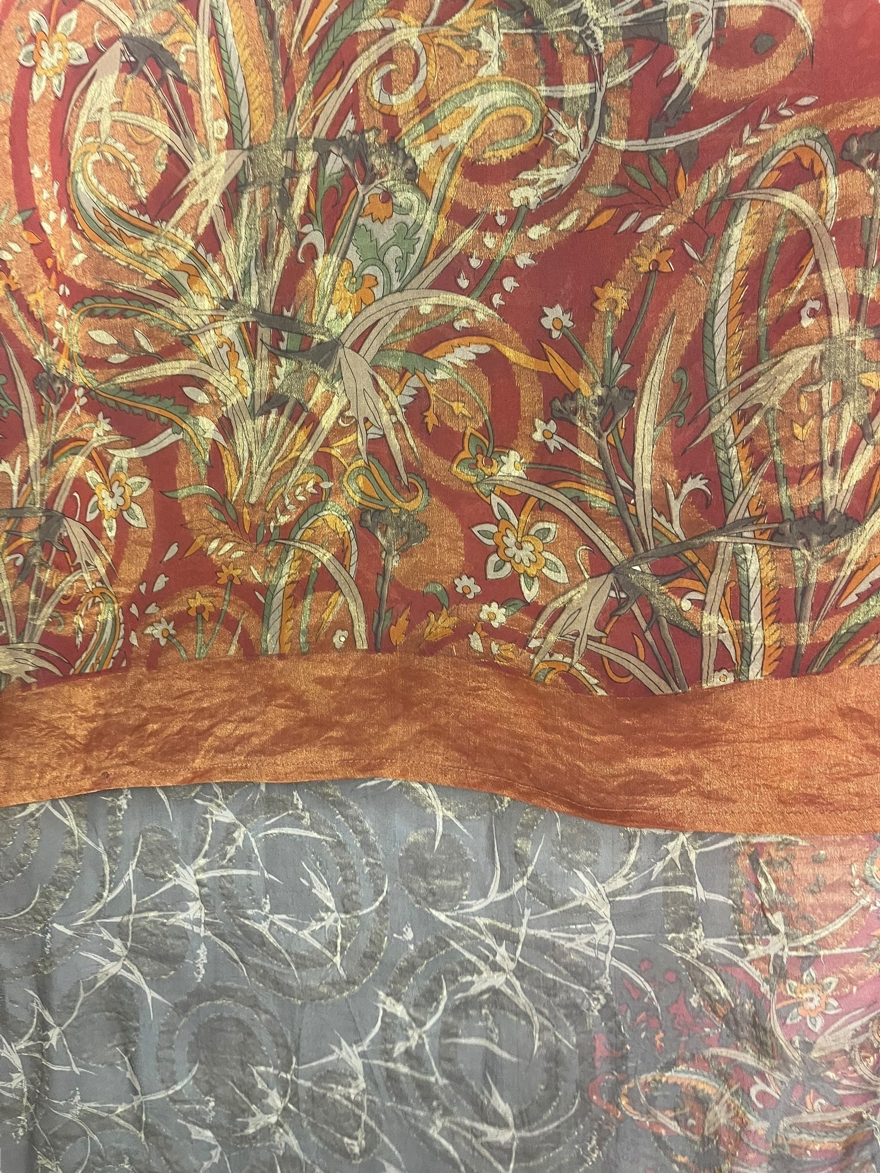 PREVIEW PRG8343 Sheer Avatar Pure Silk Hi Lo Top by DECEMBER2025 – Handmade ethical Hi Lo Top from sariKNOTsari using upcycled silk. Designed in Canada for travel and slow fashion, loved from Toronto to LA to Sydney.