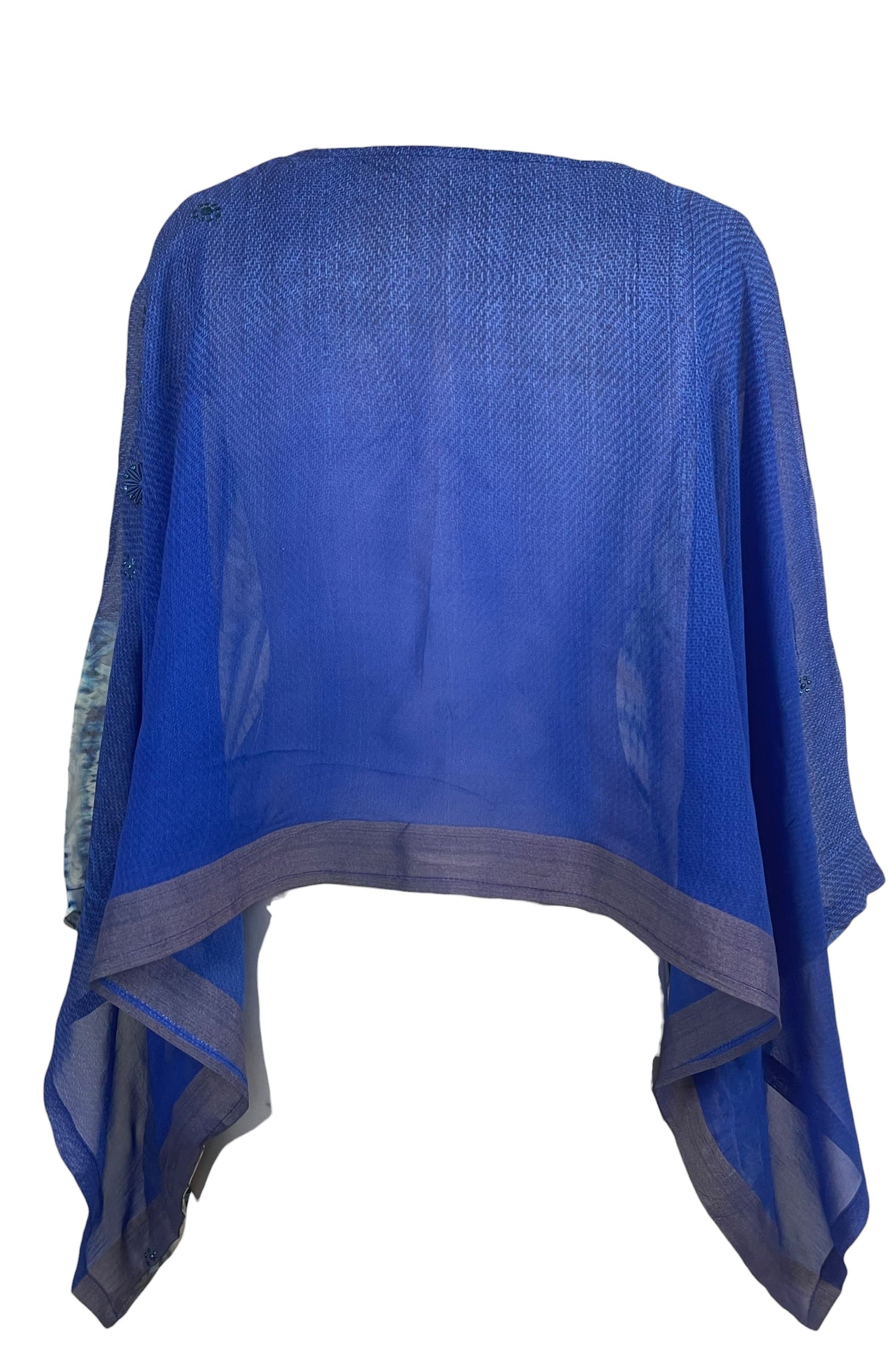 Releases Sunday at 8pm EST PRG9106 Sheer Wabi Sabi Pure Silk Kimono-Sleeved Top