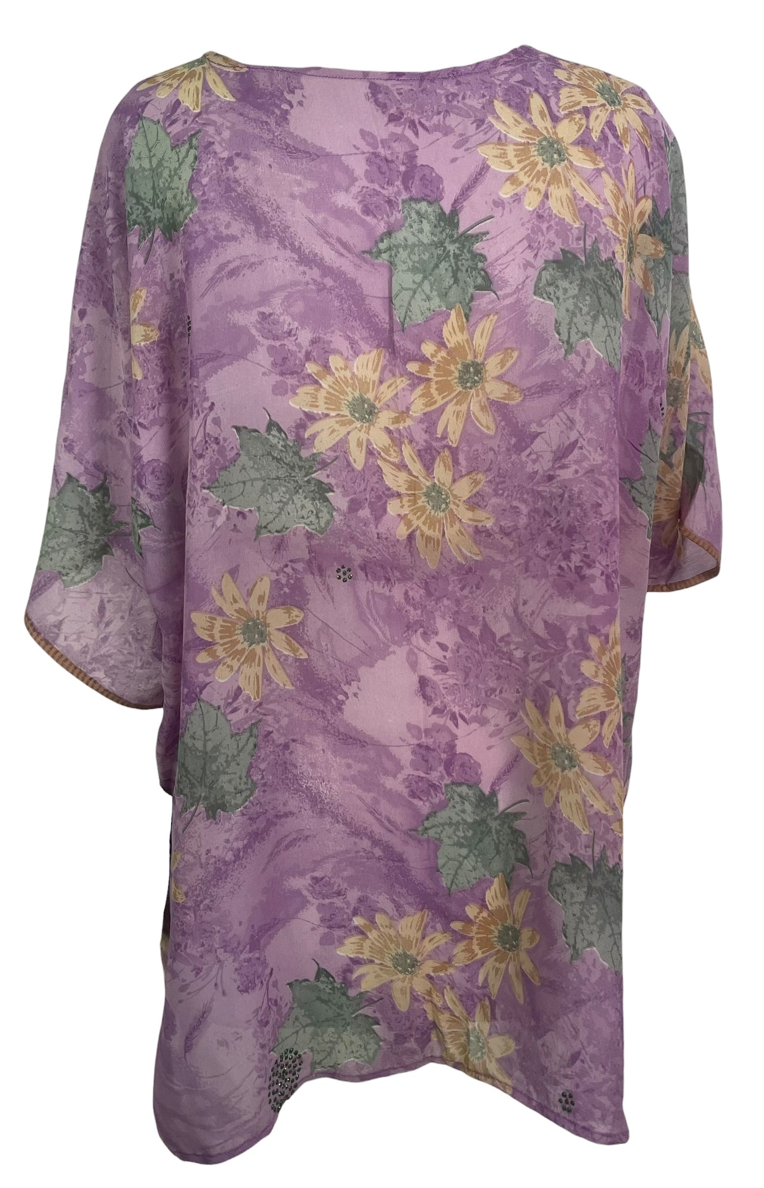 Releases Sunday at 8pm EST  PRG9104 Sheer Avatar Pure Silk Kimono-Sleeved Jacket with Belt