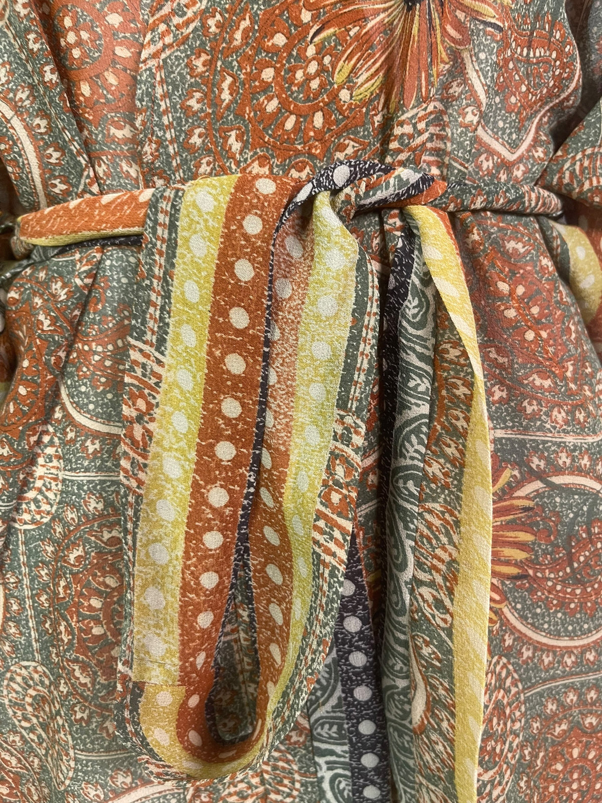 Releases Sunday at 8pm EST  PRG9109 Sheer Avatar Pure Silk Kimono-Sleeved Jacket with Belt